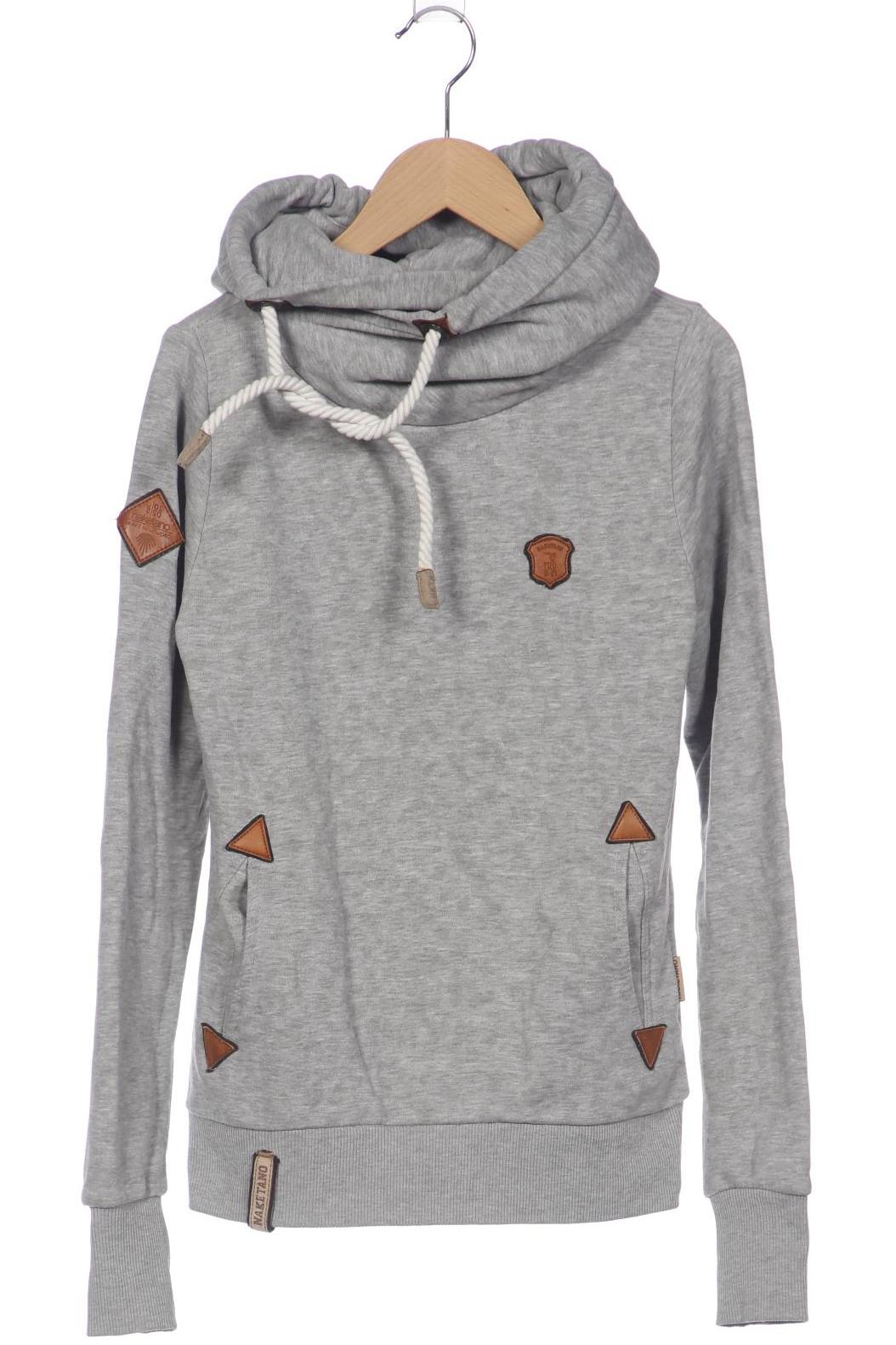 

Naketano Damen Kapuzenpullover, grau, Gr. 34