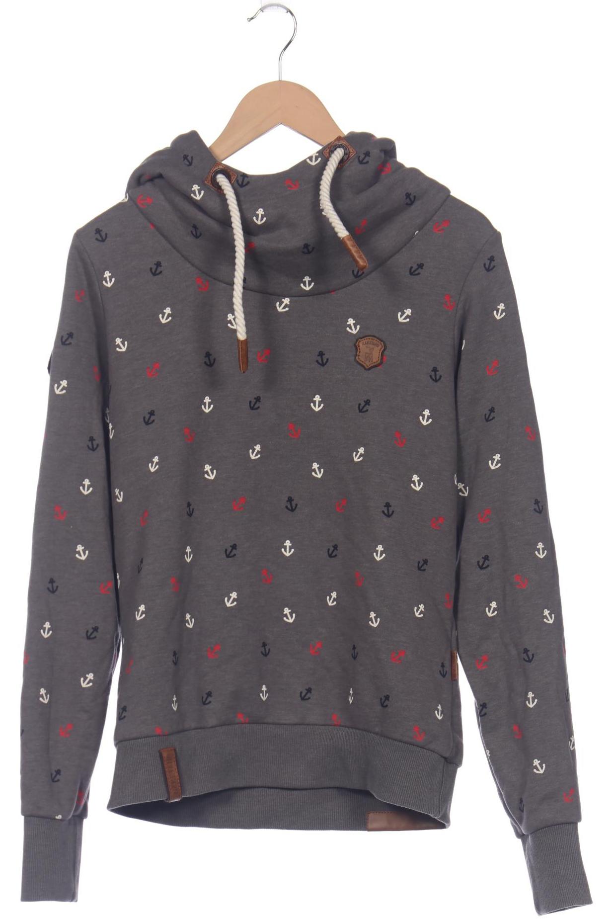 

Naketano Damen Kapuzenpullover, grau, Gr. 42