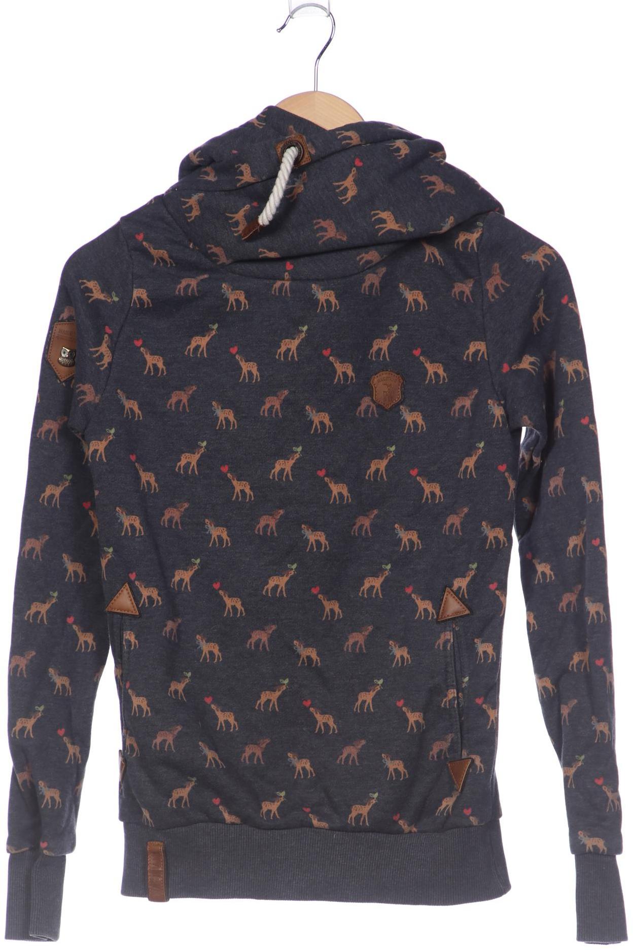 

Naketano Damen Kapuzenpullover, grau, Gr. 34