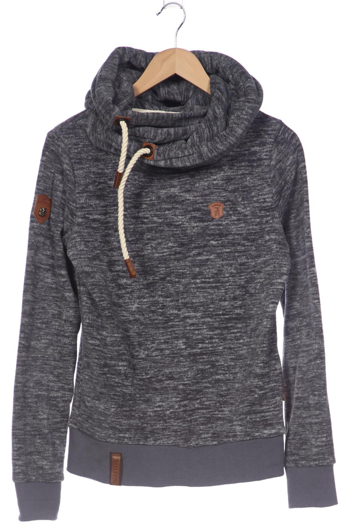 

Naketano Damen Kapuzenpullover, grau, Gr. 42