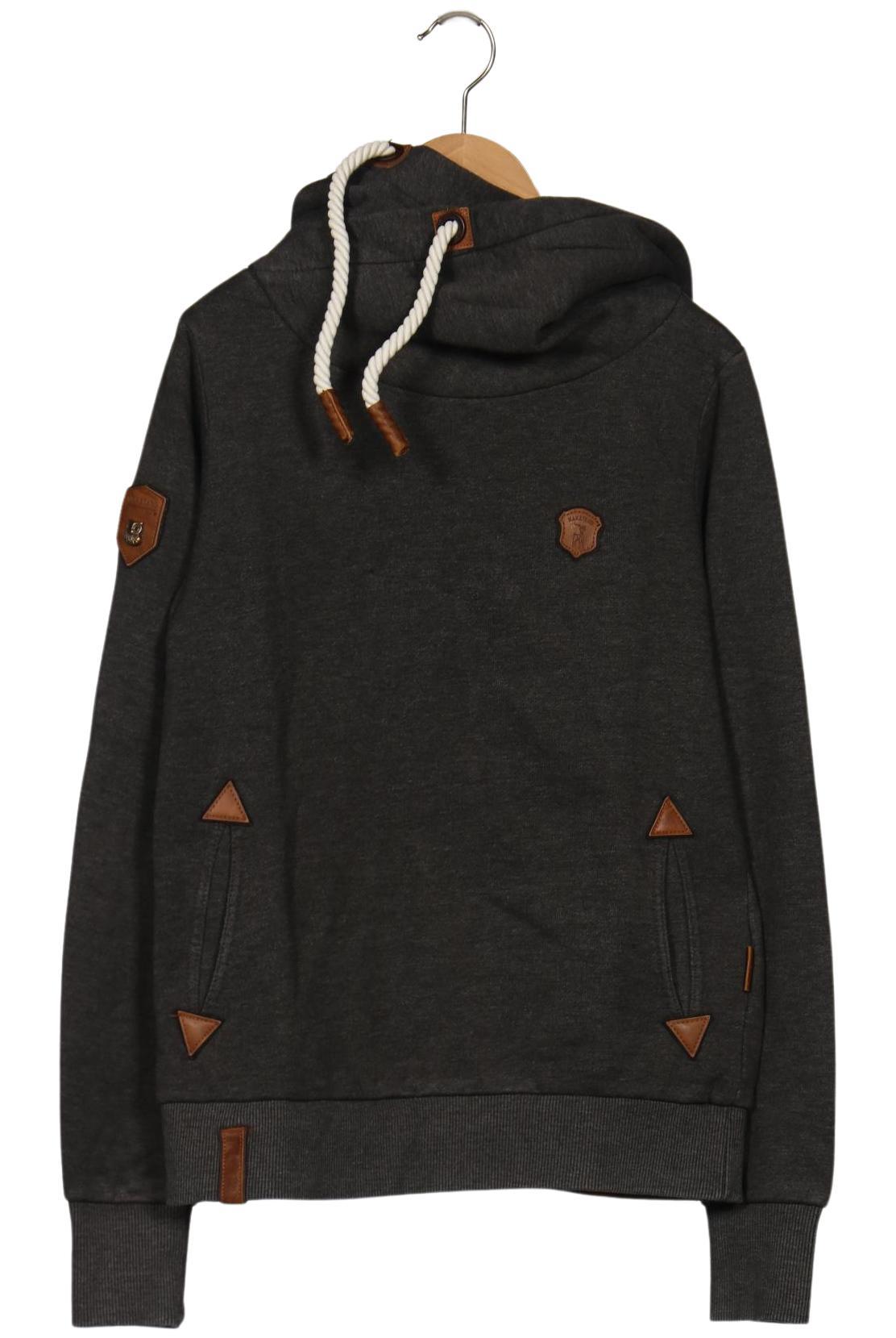

Naketano Damen Kapuzenpullover, grau, Gr. 38