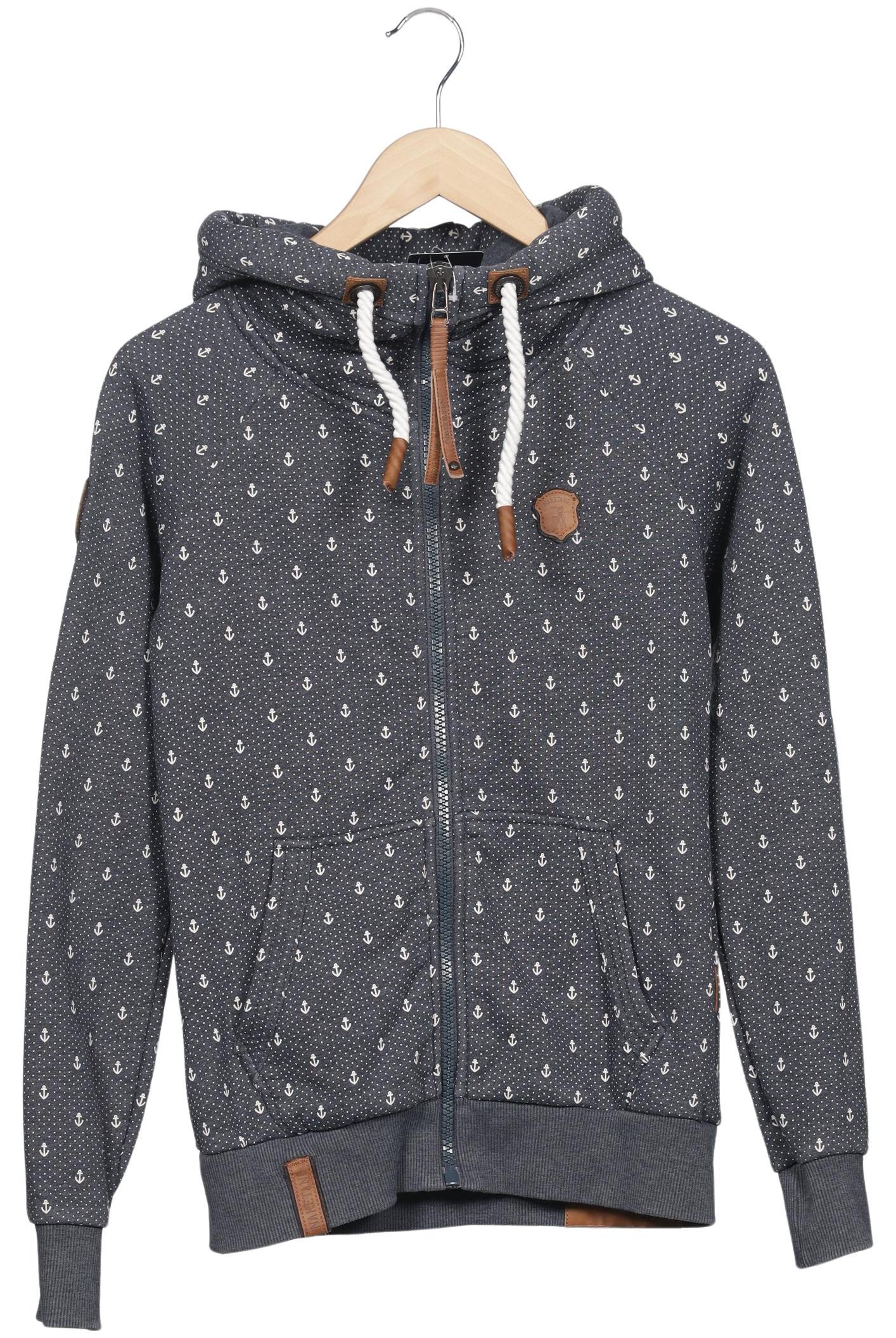 

Naketano Damen Kapuzenpullover, grau, Gr. 36