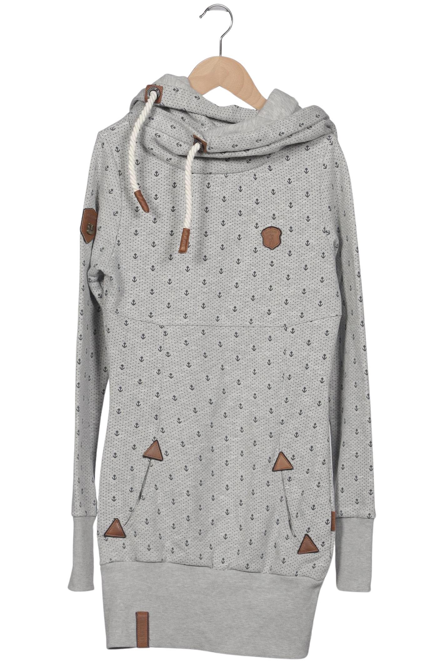 

Naketano Damen Kapuzenpullover, grau, Gr. 36