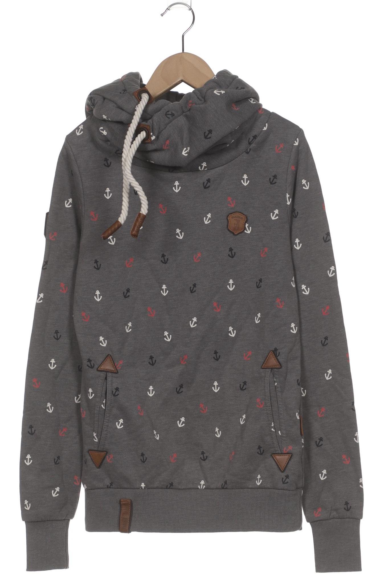 

Naketano Damen Kapuzenpullover, grau, Gr. 36