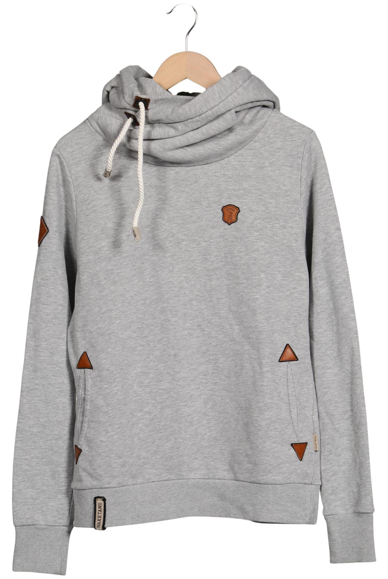 

Naketano Damen Kapuzenpullover, grau, Gr. 44
