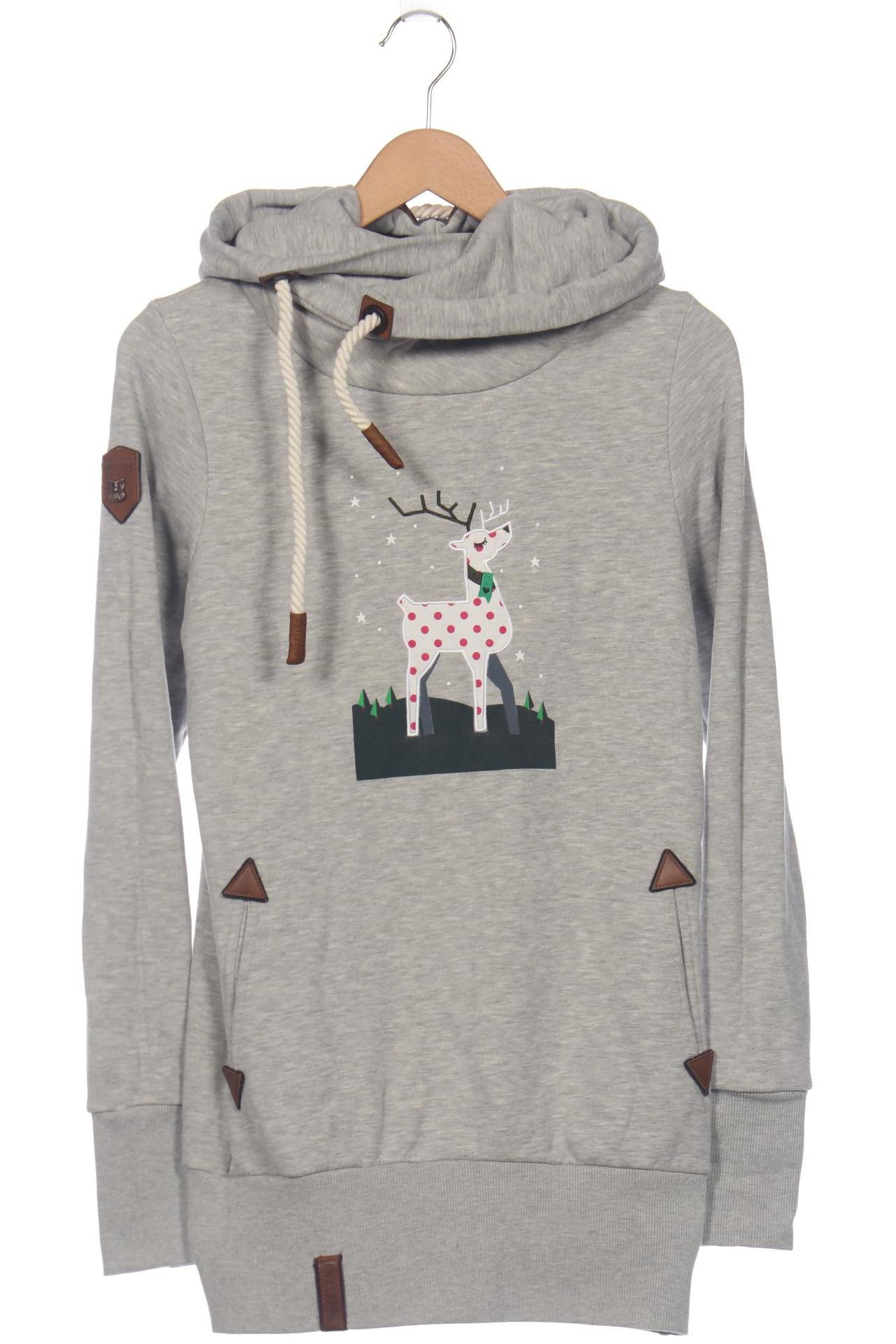 

Naketano Damen Kapuzenpullover, grau, Gr. 38