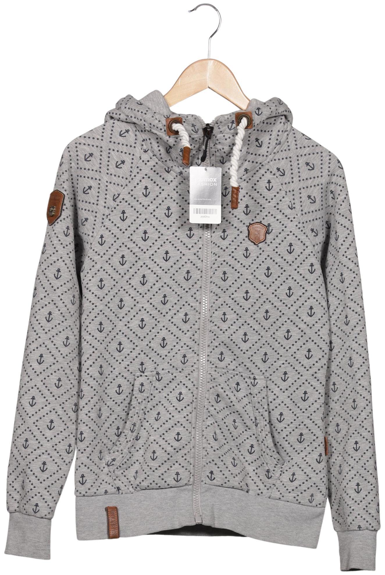 

Naketano Damen Kapuzenpullover, grau, Gr. 38