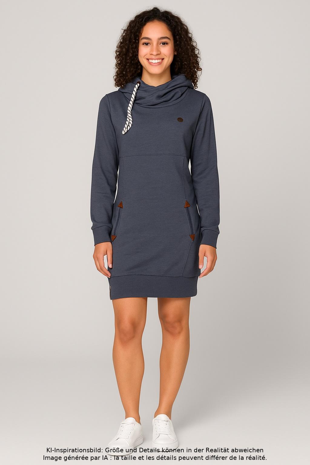 

Naketano Damen Kleid, blau, Gr. 42