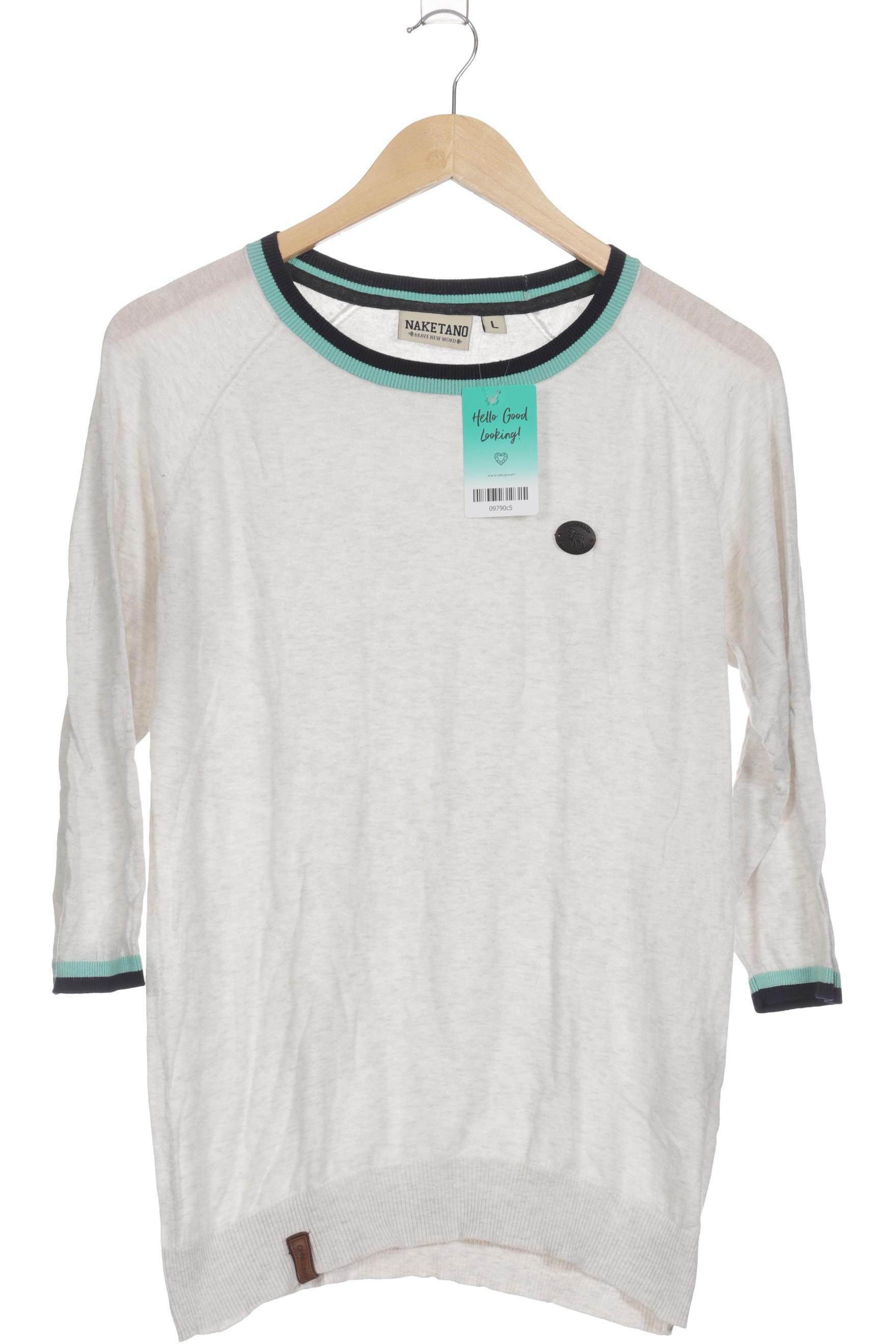 

Naketano Damen Langarmshirt, weiß, Gr.