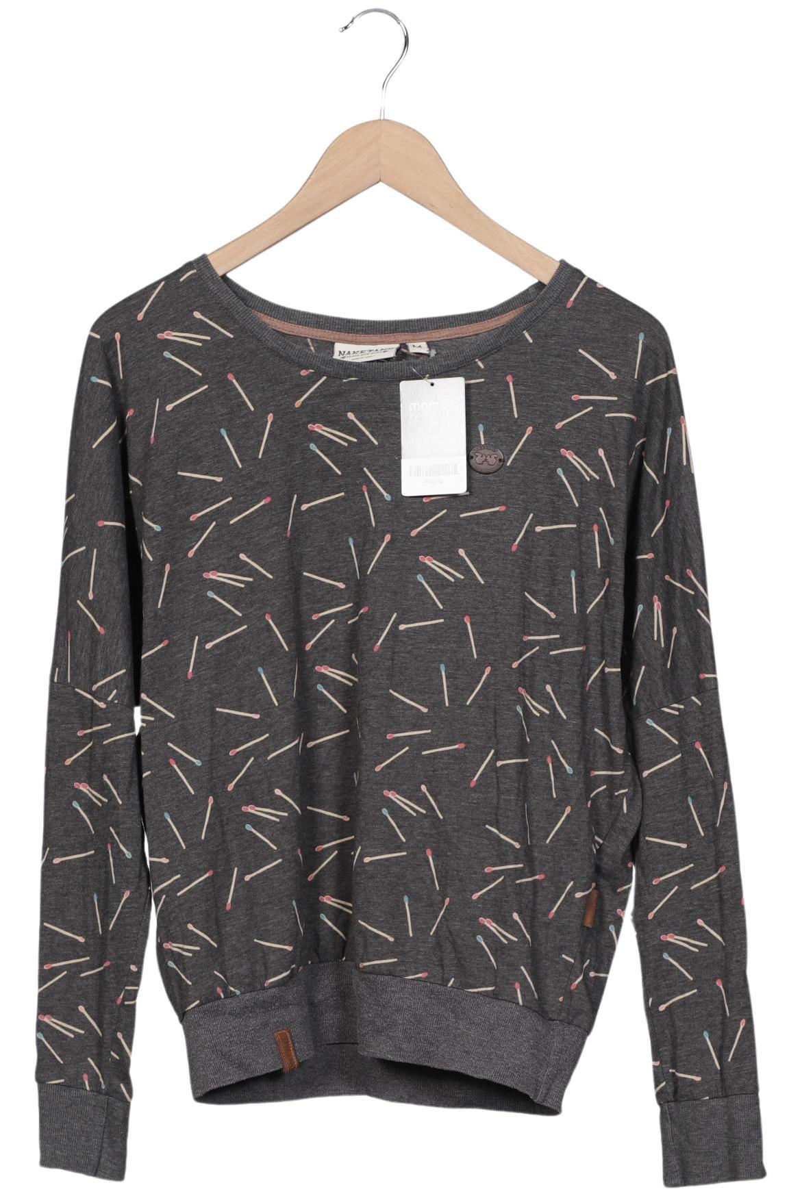 

Naketano Damen Langarmshirt, grau, Gr. 38