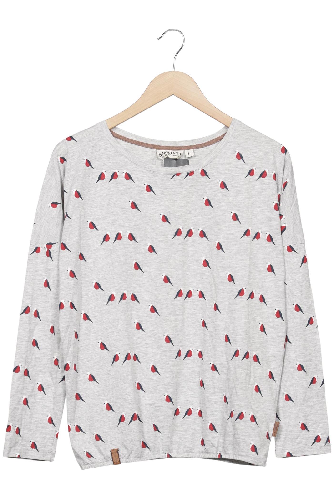 

Naketano Damen Langarmshirt, grau, Gr. 42