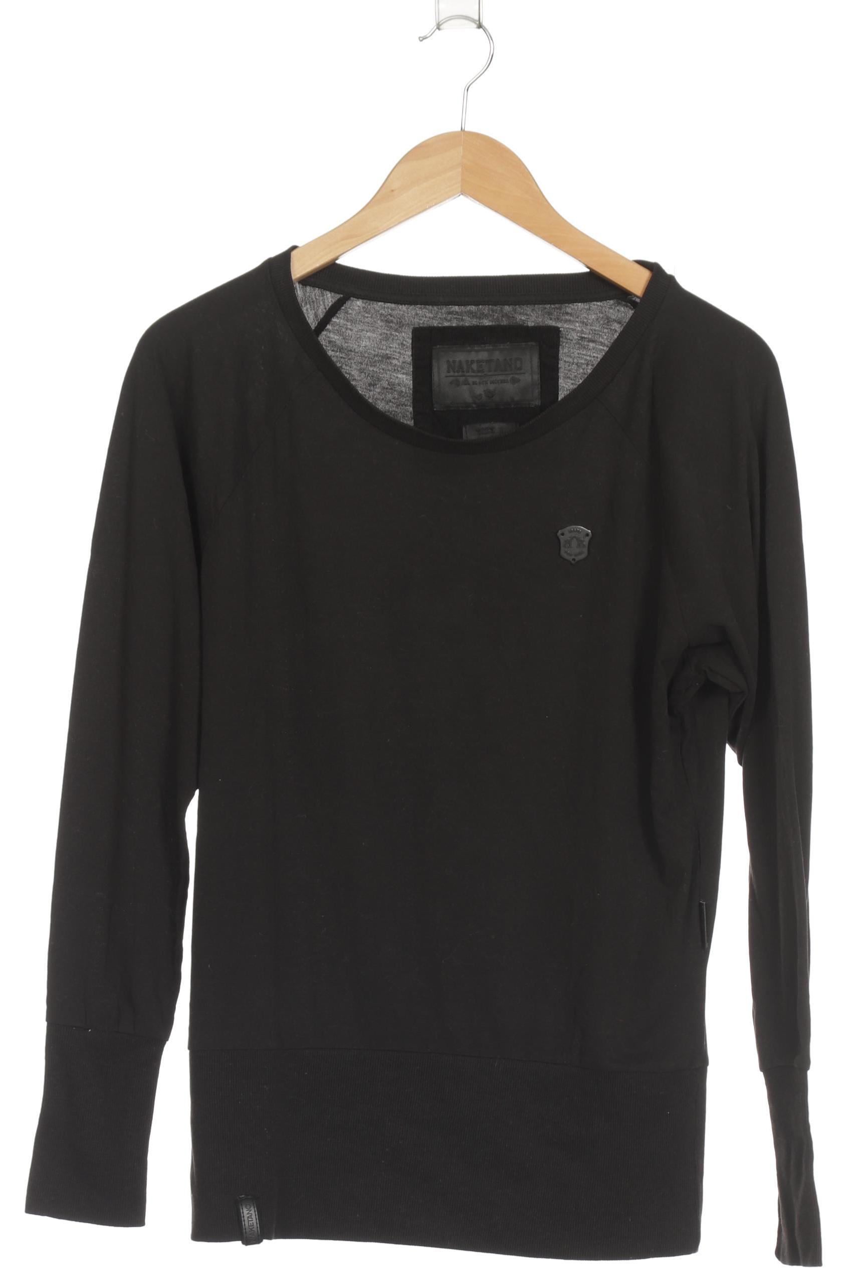 

Naketano Damen Langarmshirt, schwarz, Gr. 36