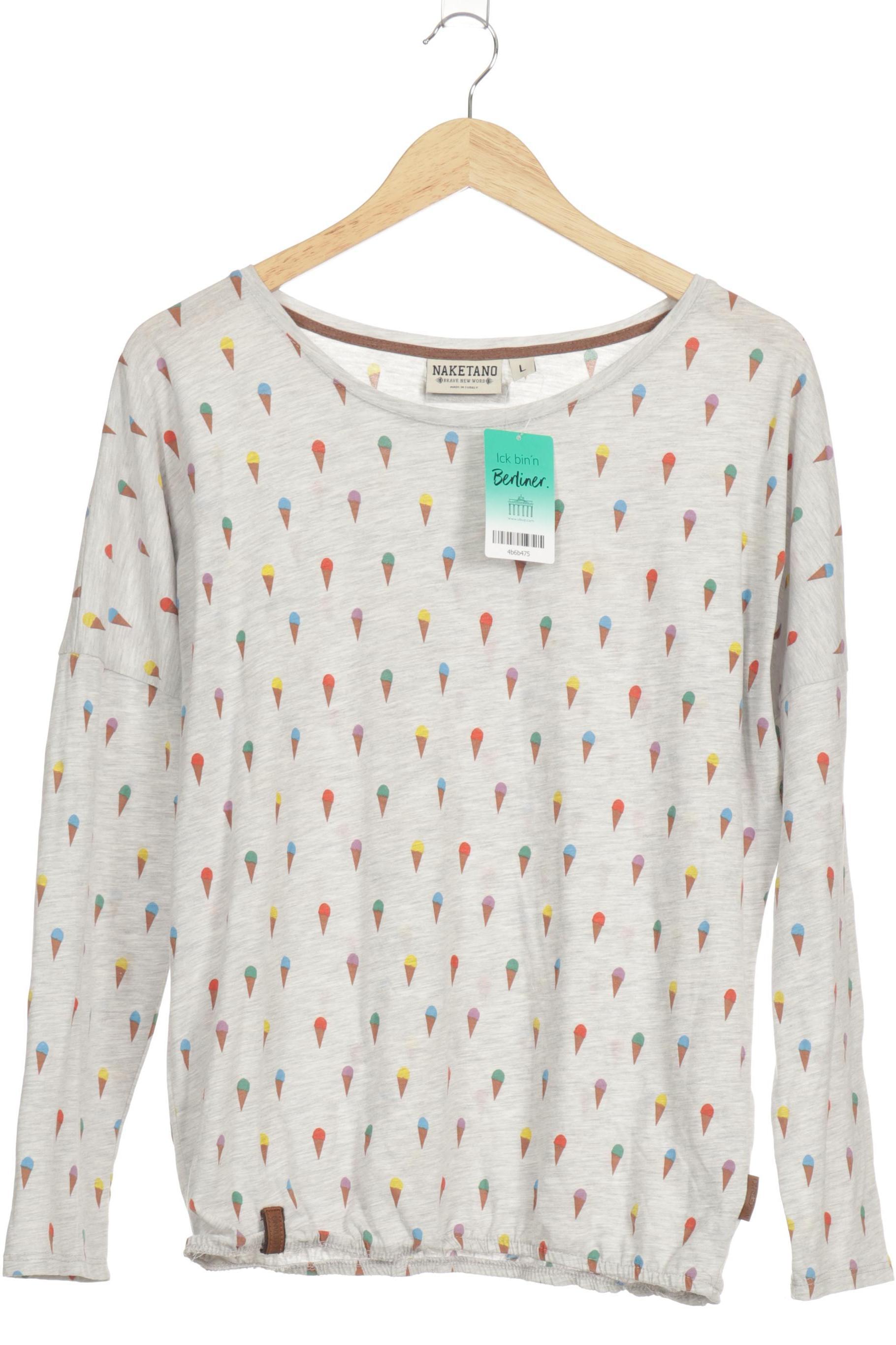 

Naketano Damen Langarmshirt, grau, Gr.