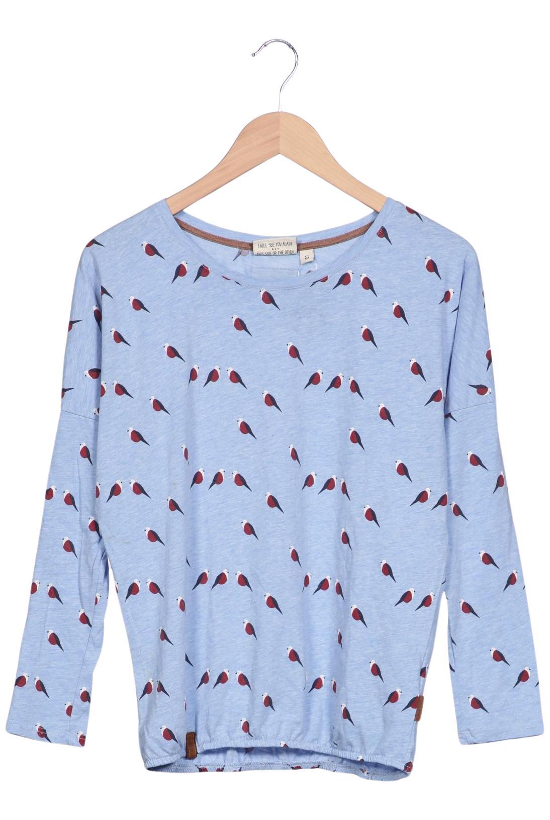 

Naketano Damen Langarmshirt, hellblau, Gr. 36