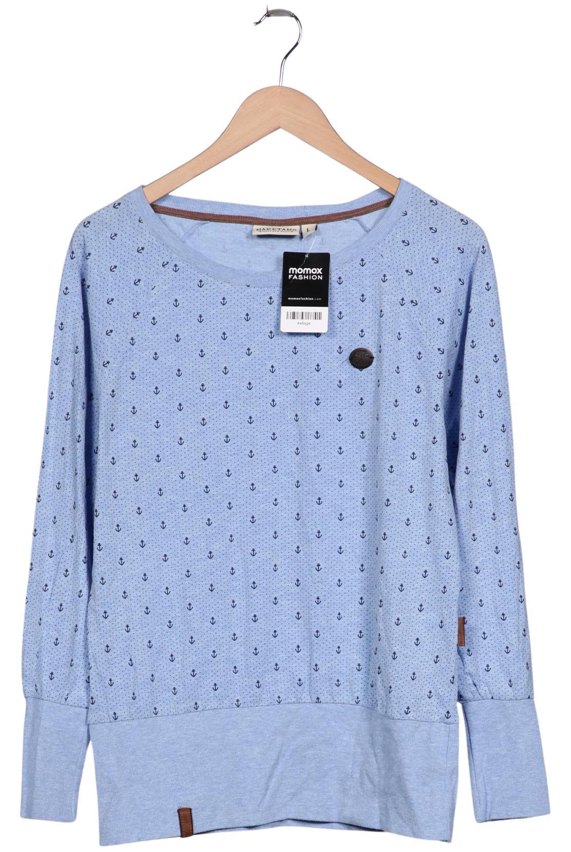 

Naketano Damen Langarmshirt, hellblau, Gr. 42