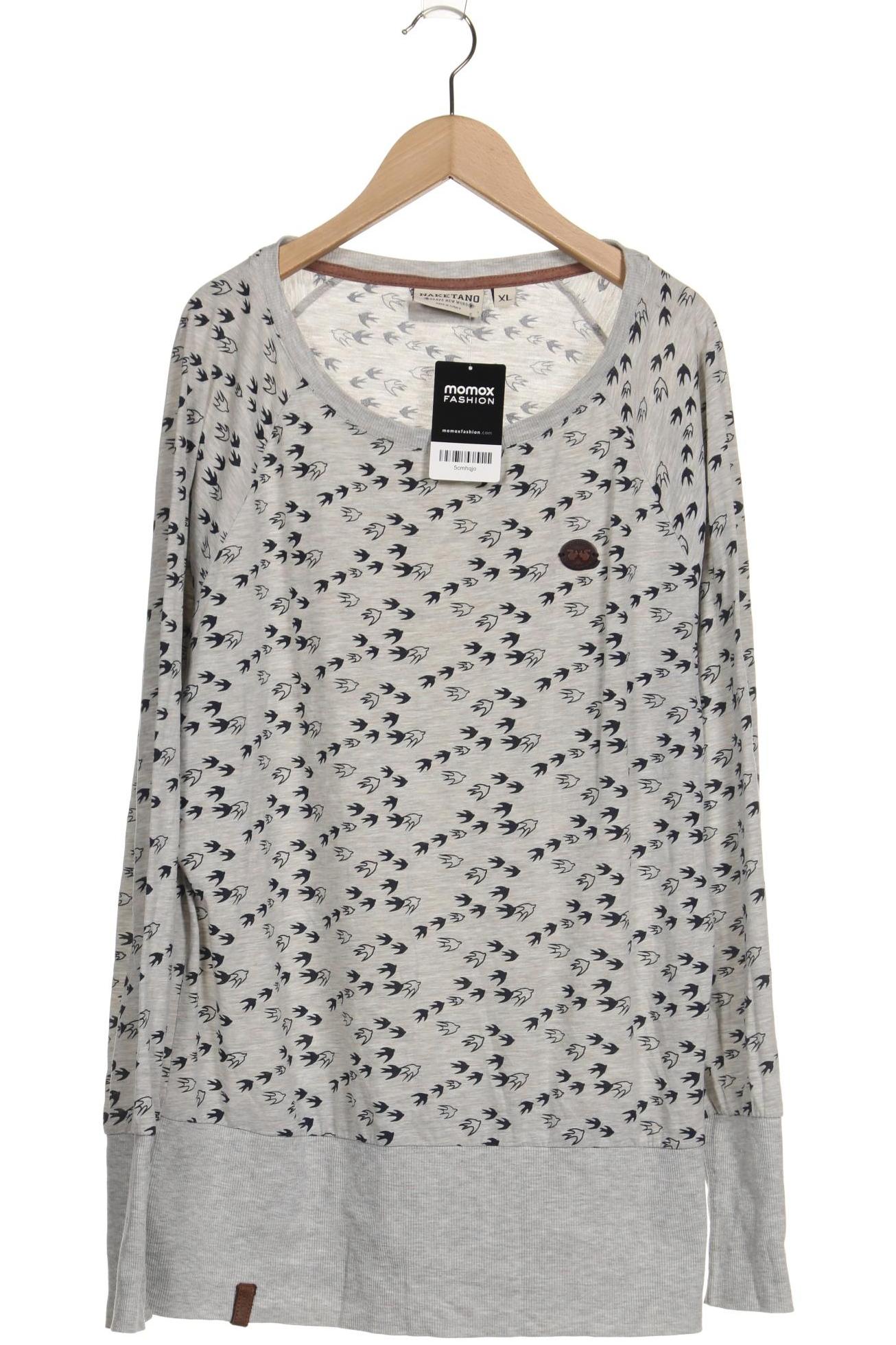 

Naketano Damen Langarmshirt, grau, Gr. 44