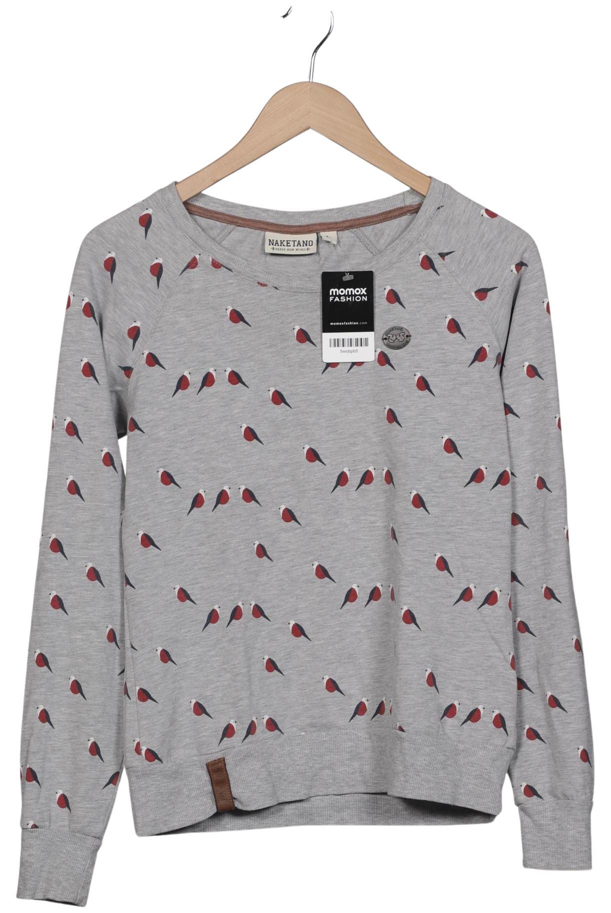 

Naketano Damen Langarmshirt, grau, Gr. 42