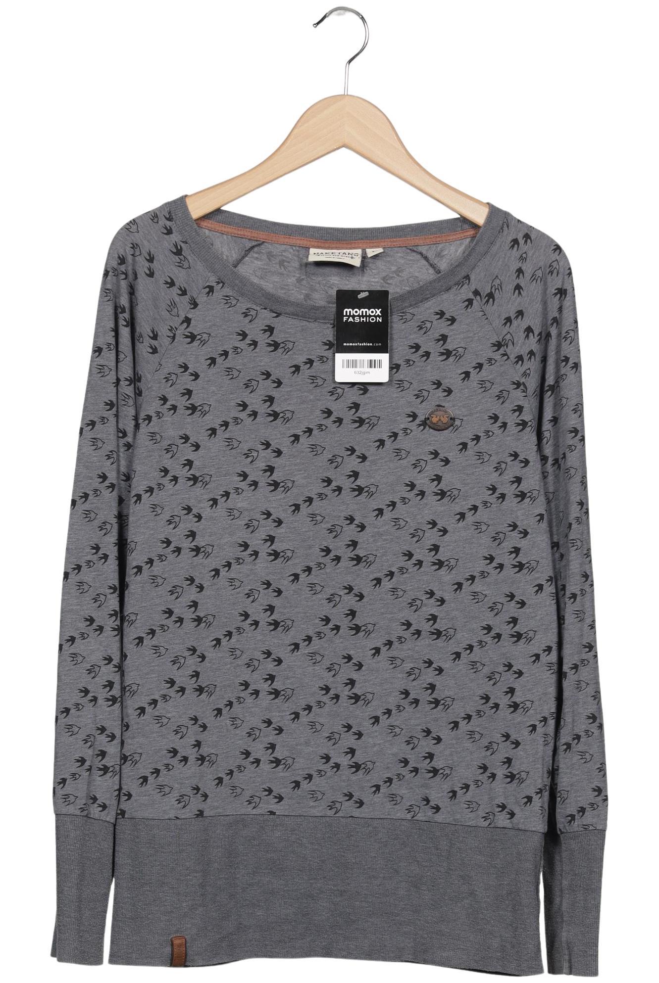 

Naketano Damen Langarmshirt, grau, Gr. 42