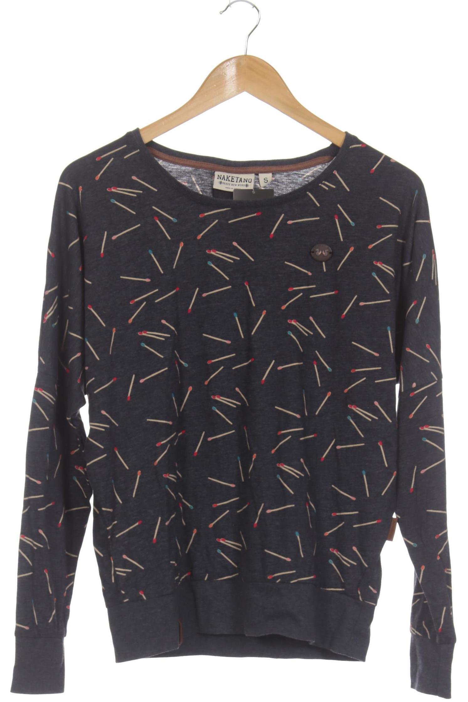 

Naketano Damen Langarmshirt, grau, Gr. 36