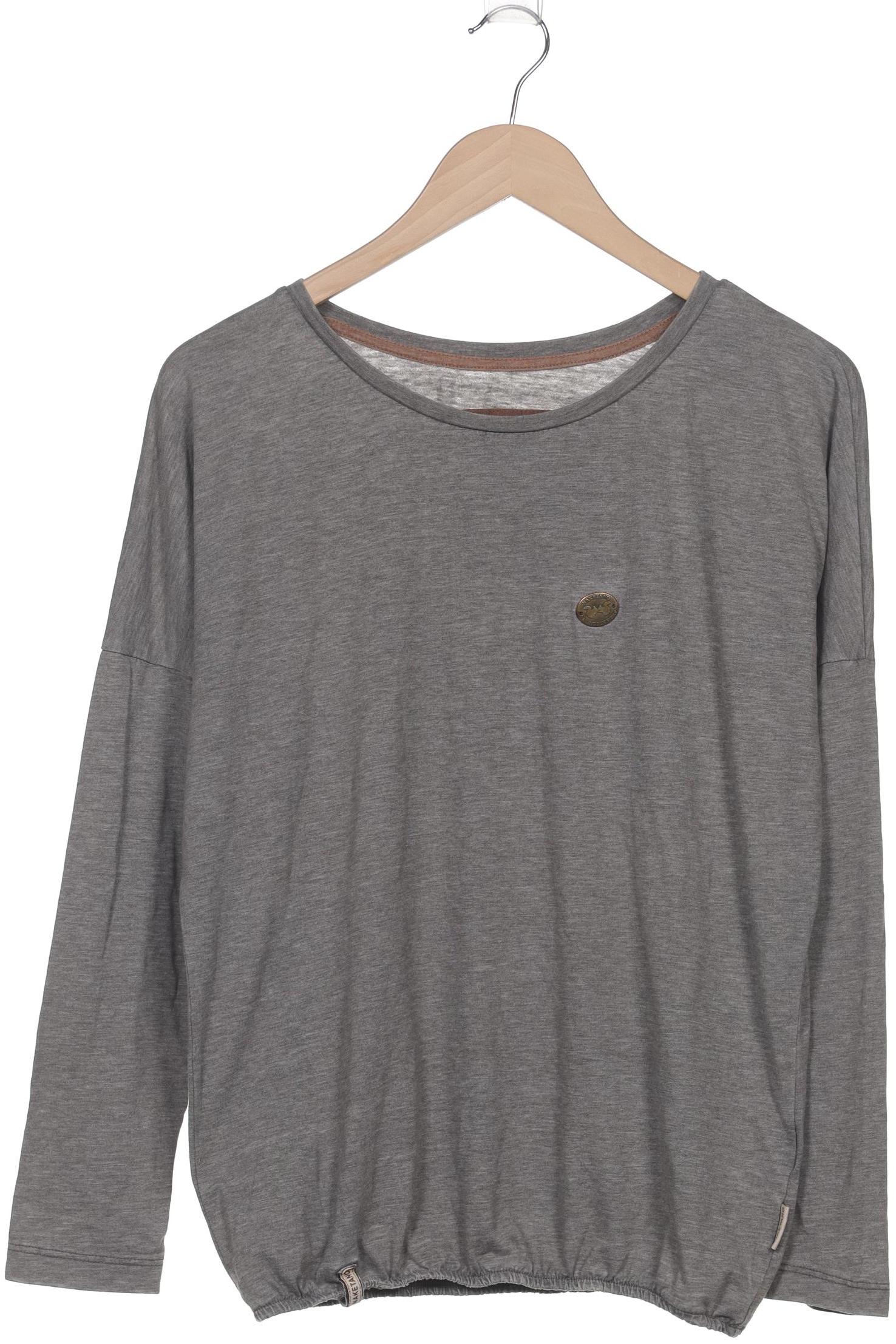 

Naketano Damen Langarmshirt, grau, Gr. 36
