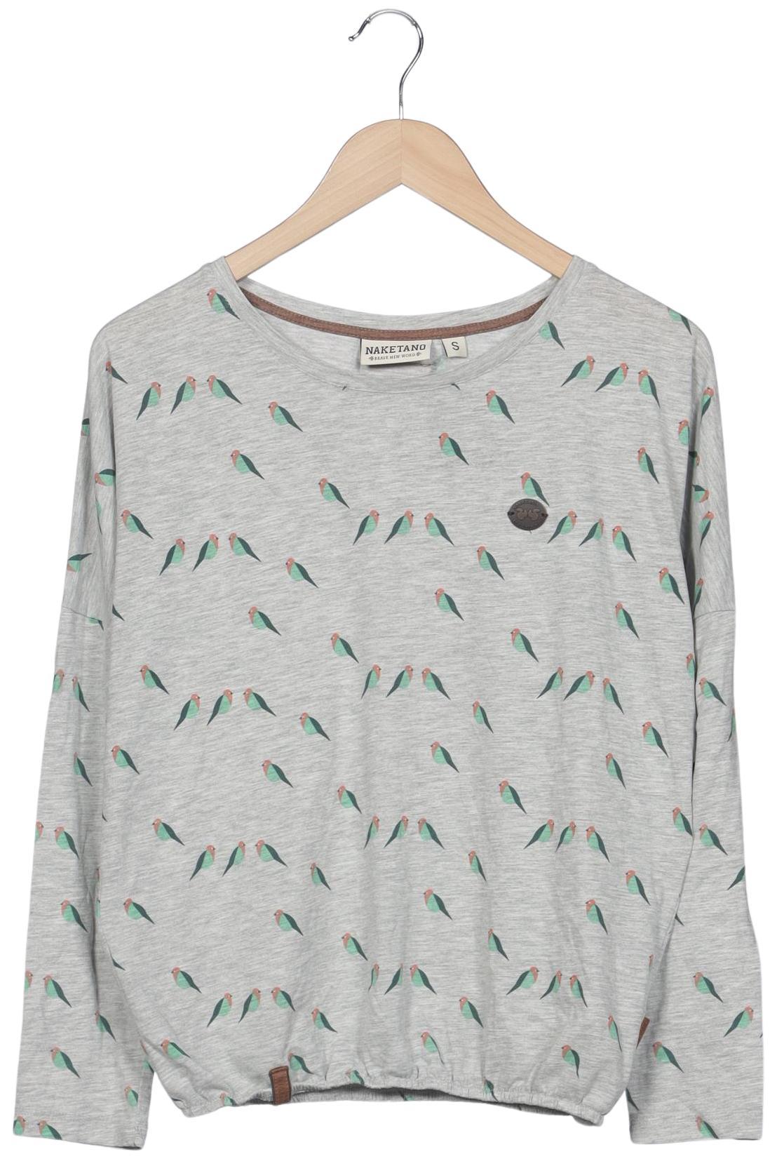 

Naketano Damen Langarmshirt, grau, Gr. 36