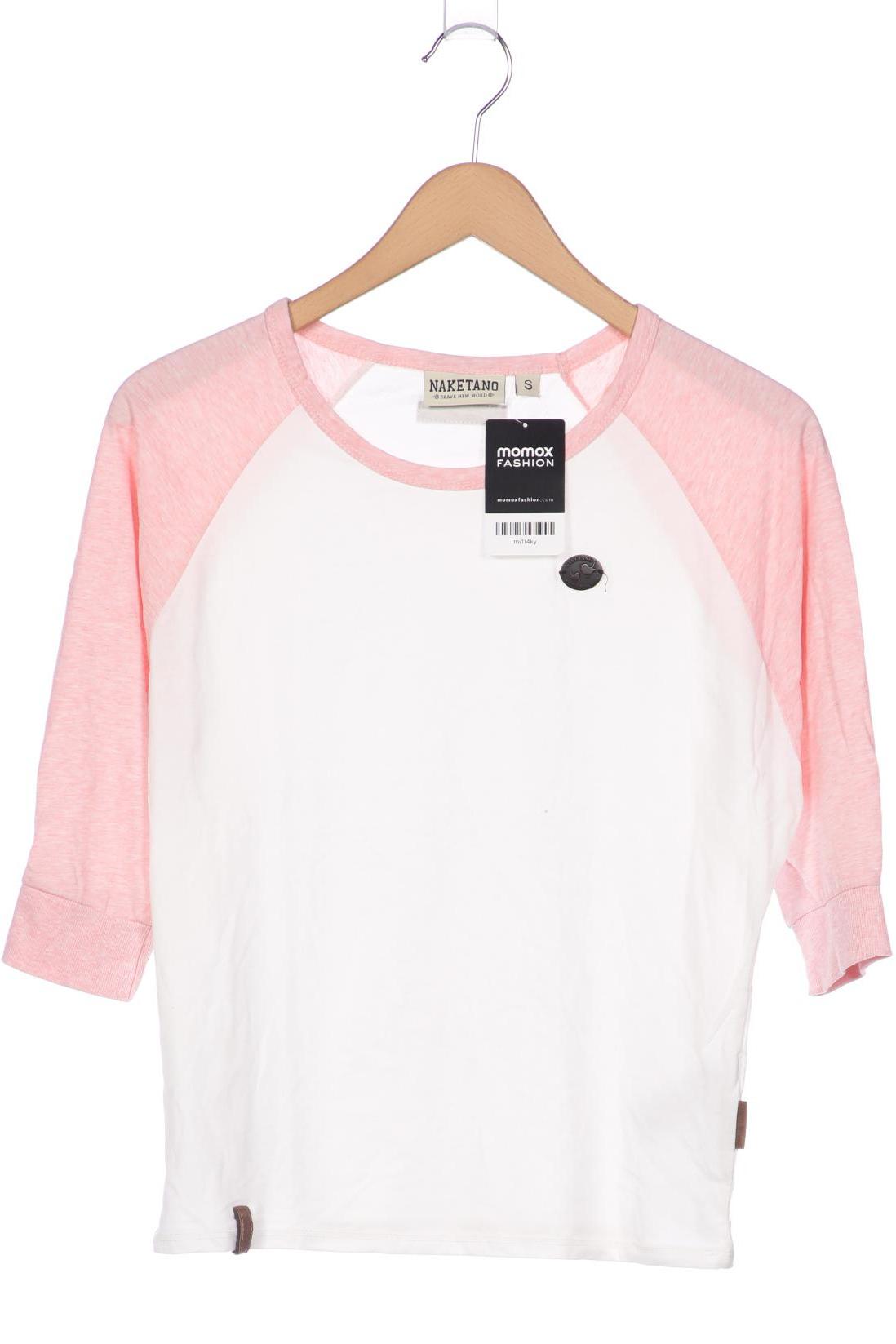 

Naketano Damen Langarmshirt, weiß, Gr. 36