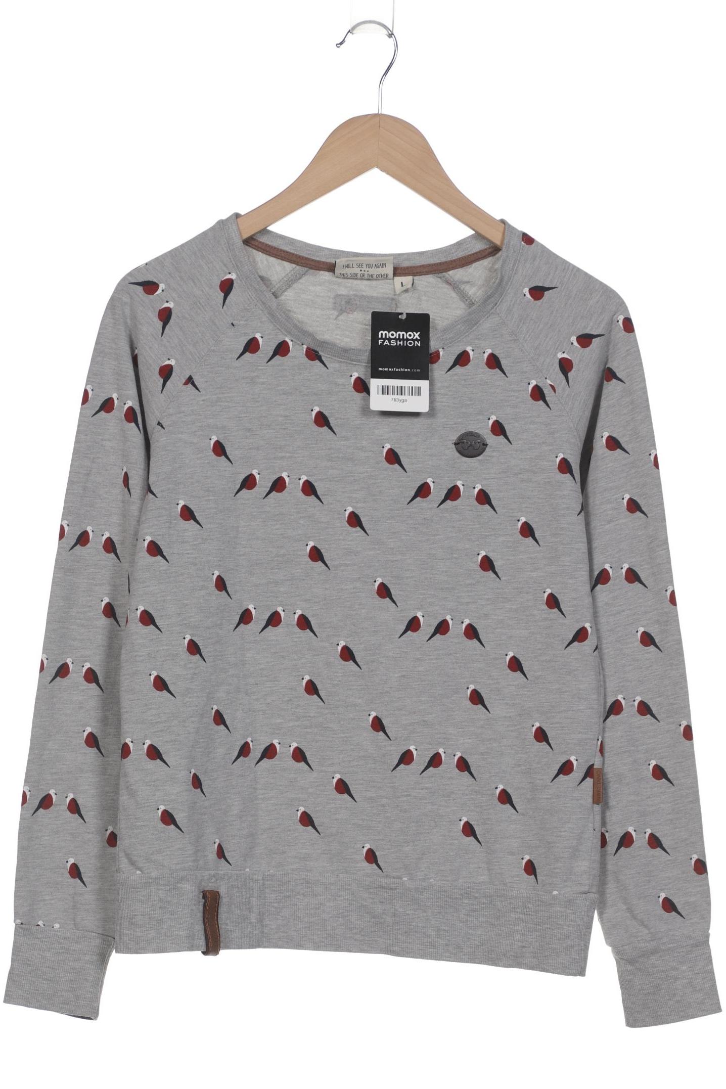 

Naketano Damen Langarmshirt, grau, Gr. 42