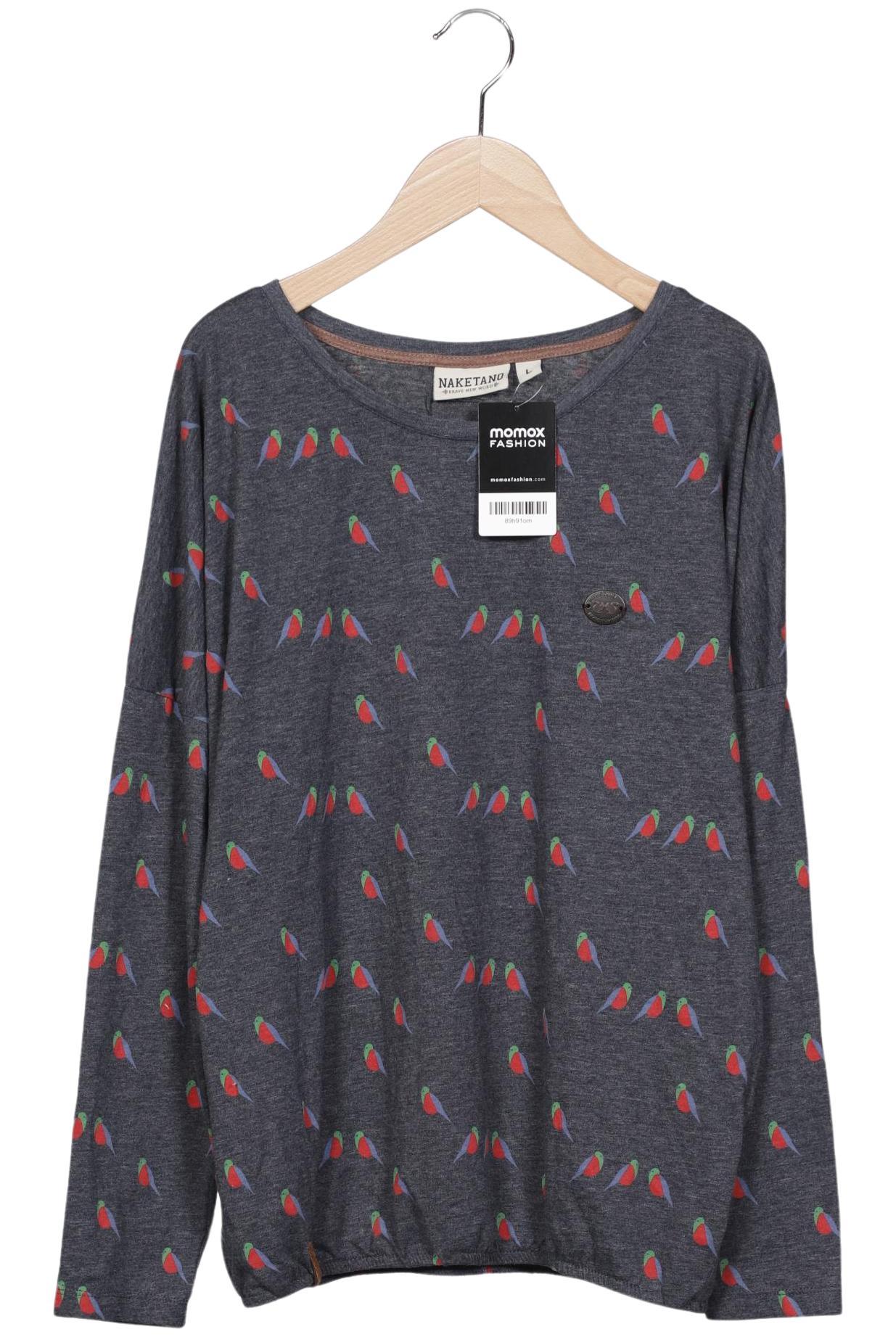 

Naketano Damen Langarmshirt, grau, Gr. 42