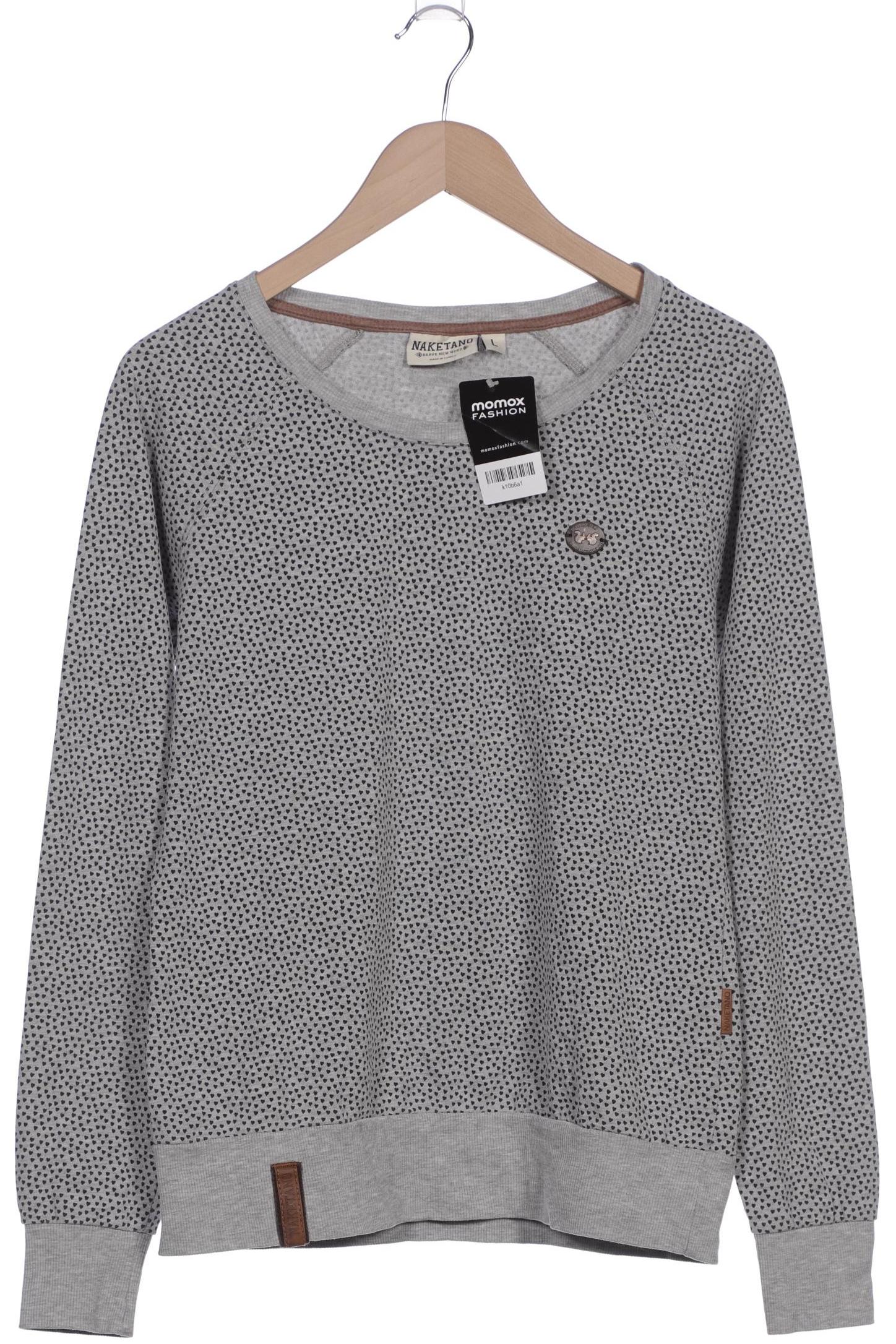 

Naketano Damen Langarmshirt, grau, Gr. 42