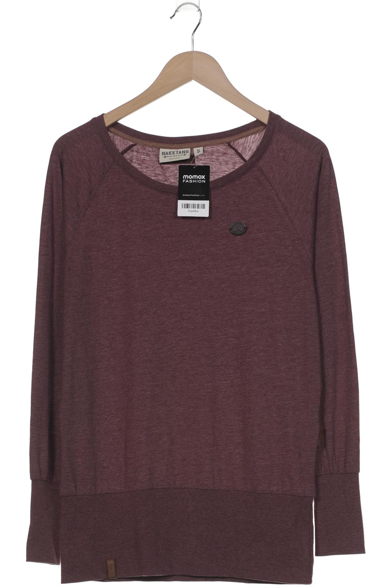 

Naketano Damen Langarmshirt, bordeaux, Gr. 36