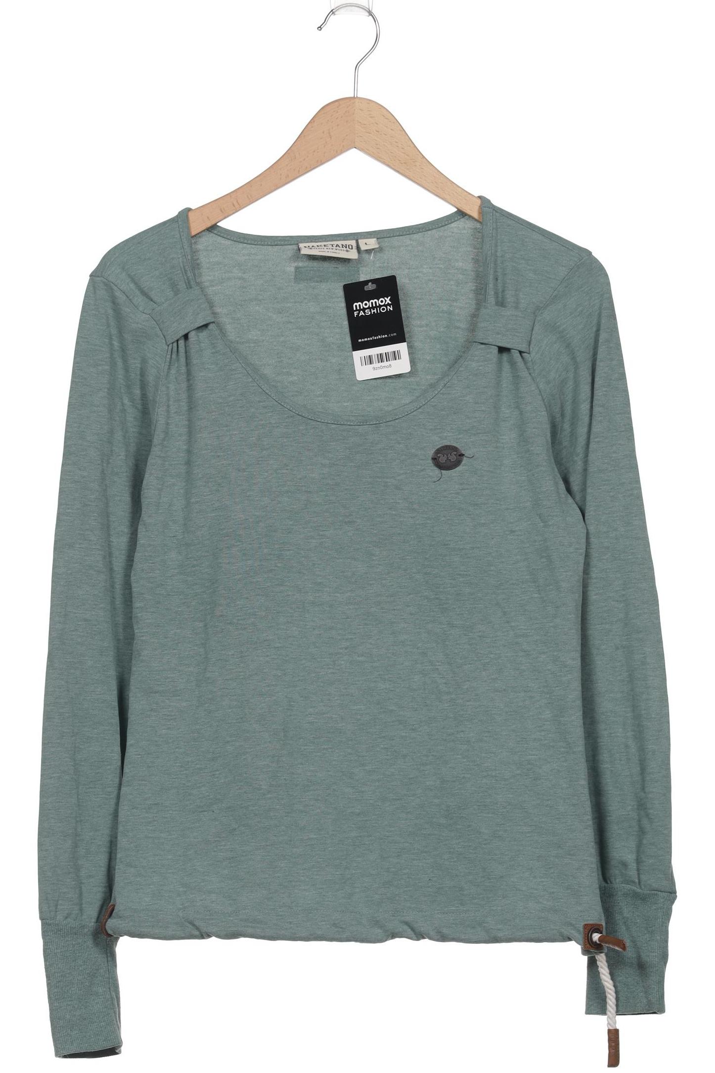 

Naketano Damen Langarmshirt, grün, Gr. 42