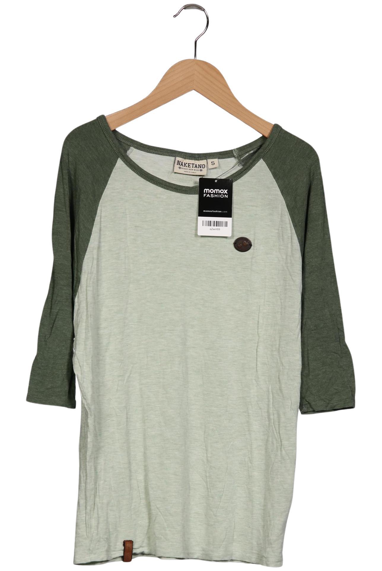 

Naketano Damen Langarmshirt, hellgrün, Gr. 36