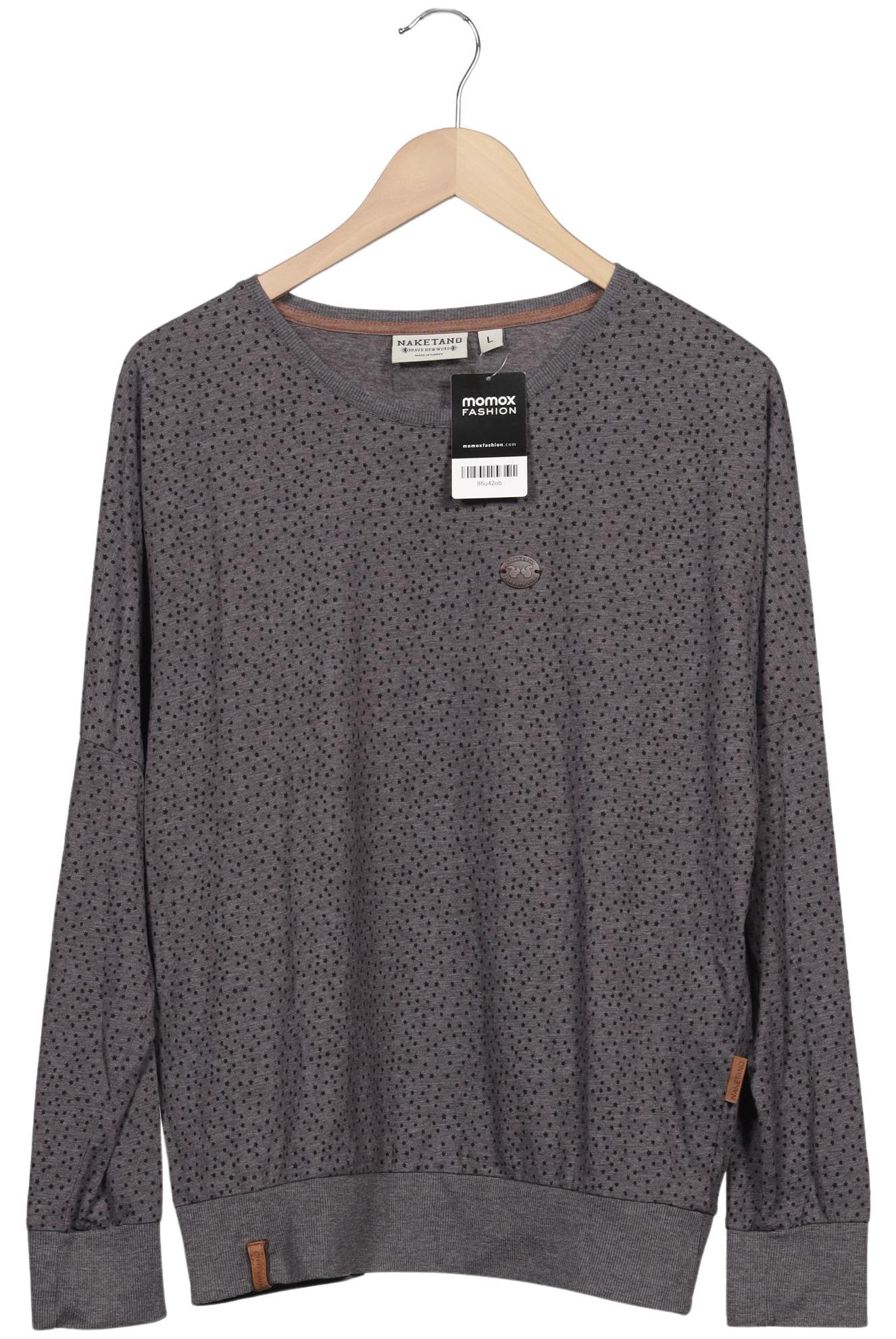 

Naketano Damen Langarmshirt, grau, Gr. 42