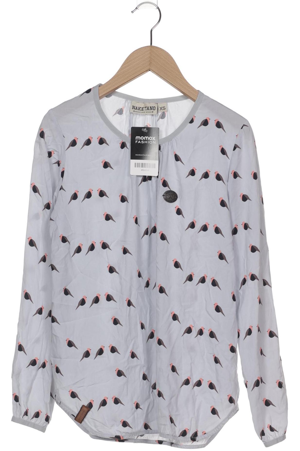 

Naketano Damen Langarmshirt, hellblau, Gr. 34