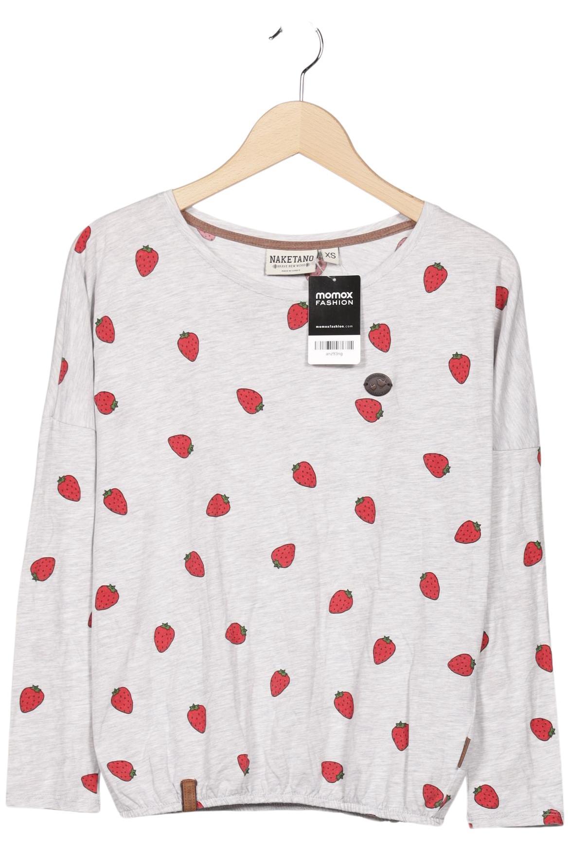 

Naketano Damen Langarmshirt, grau, Gr. 34