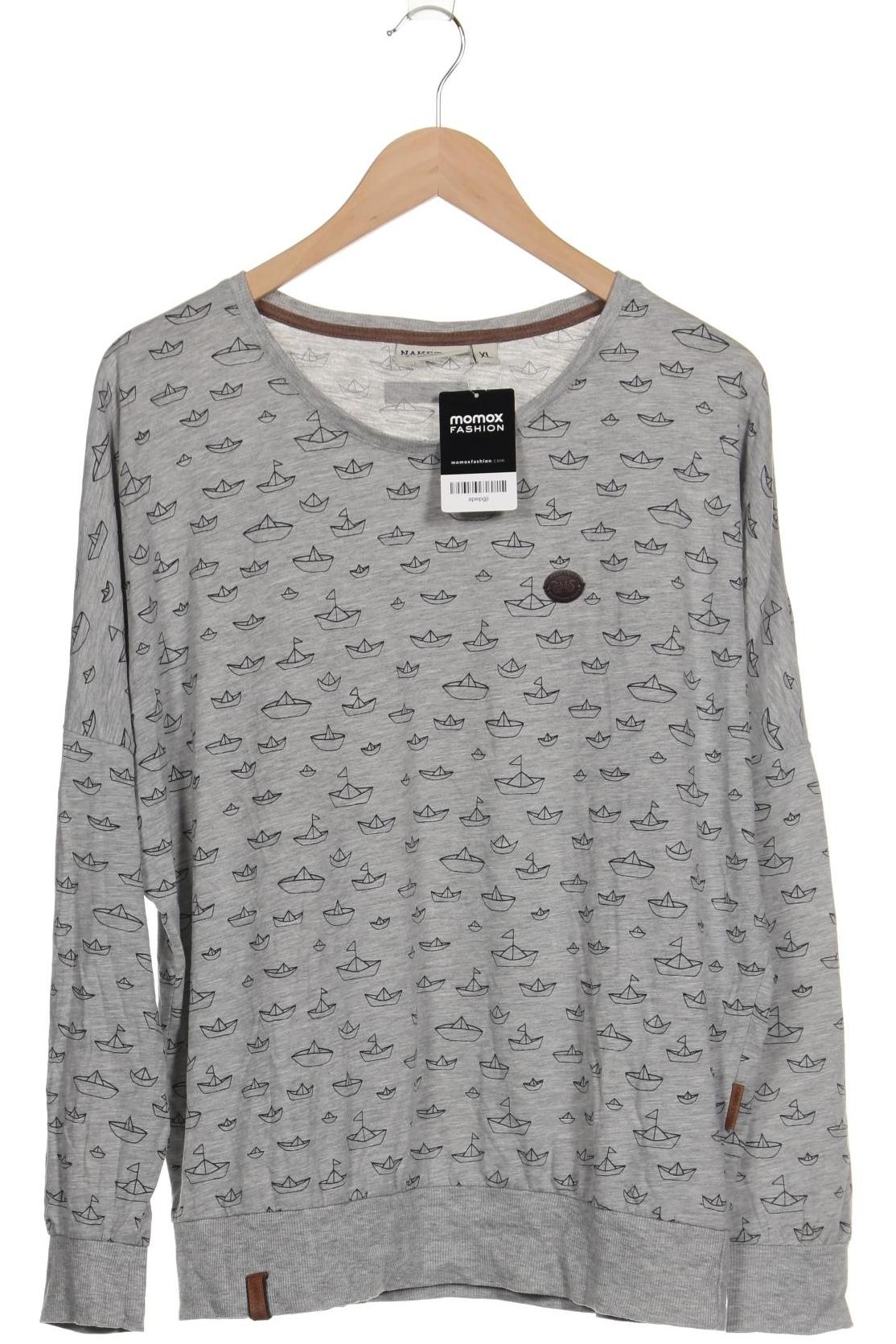 

Naketano Damen Langarmshirt, grau, Gr. 44