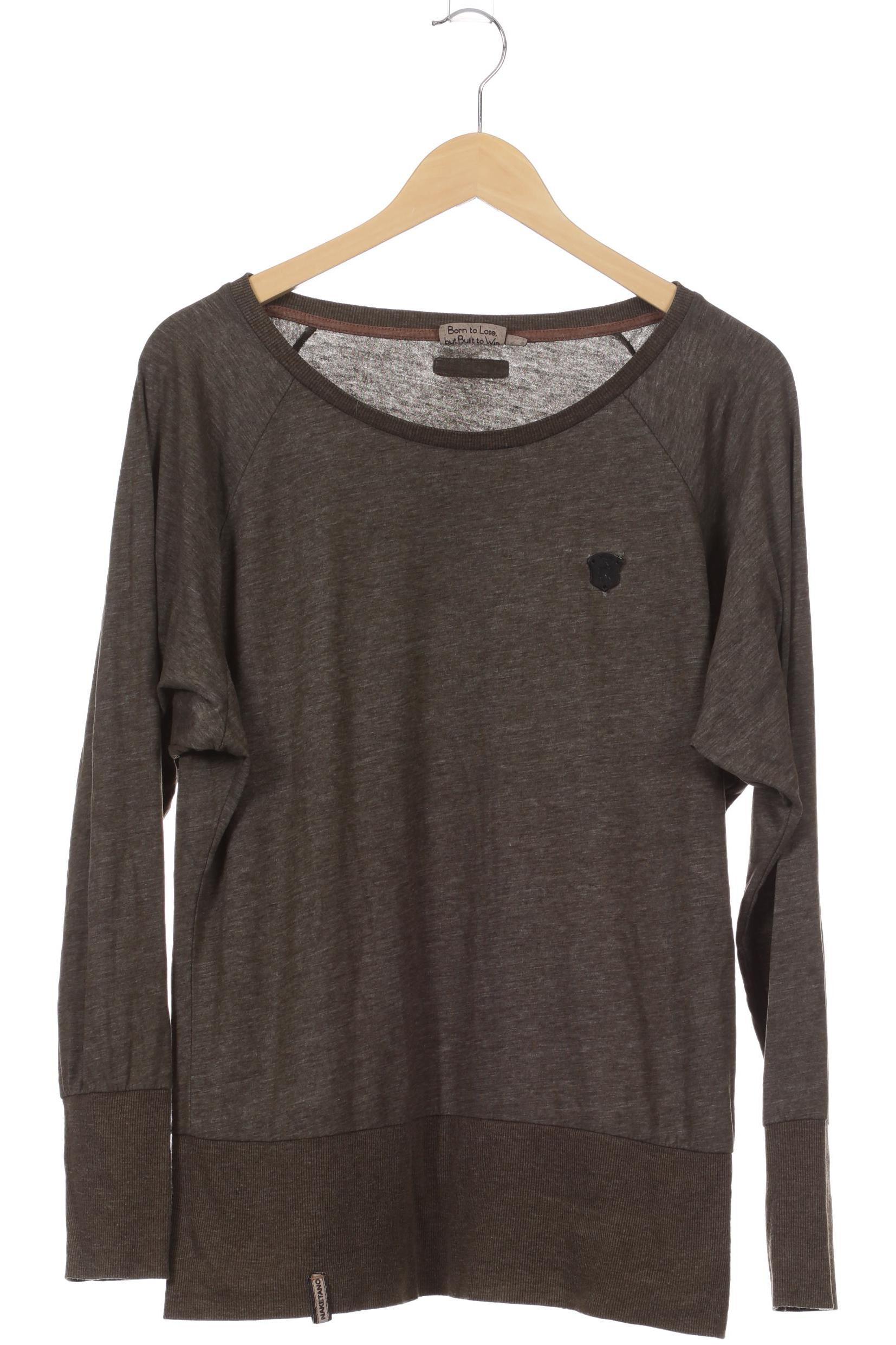 

Naketano Damen Langarmshirt, braun, Gr.