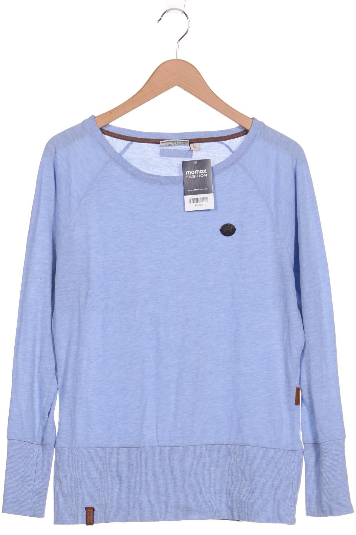 

Naketano Damen Langarmshirt, hellblau, Gr. 42
