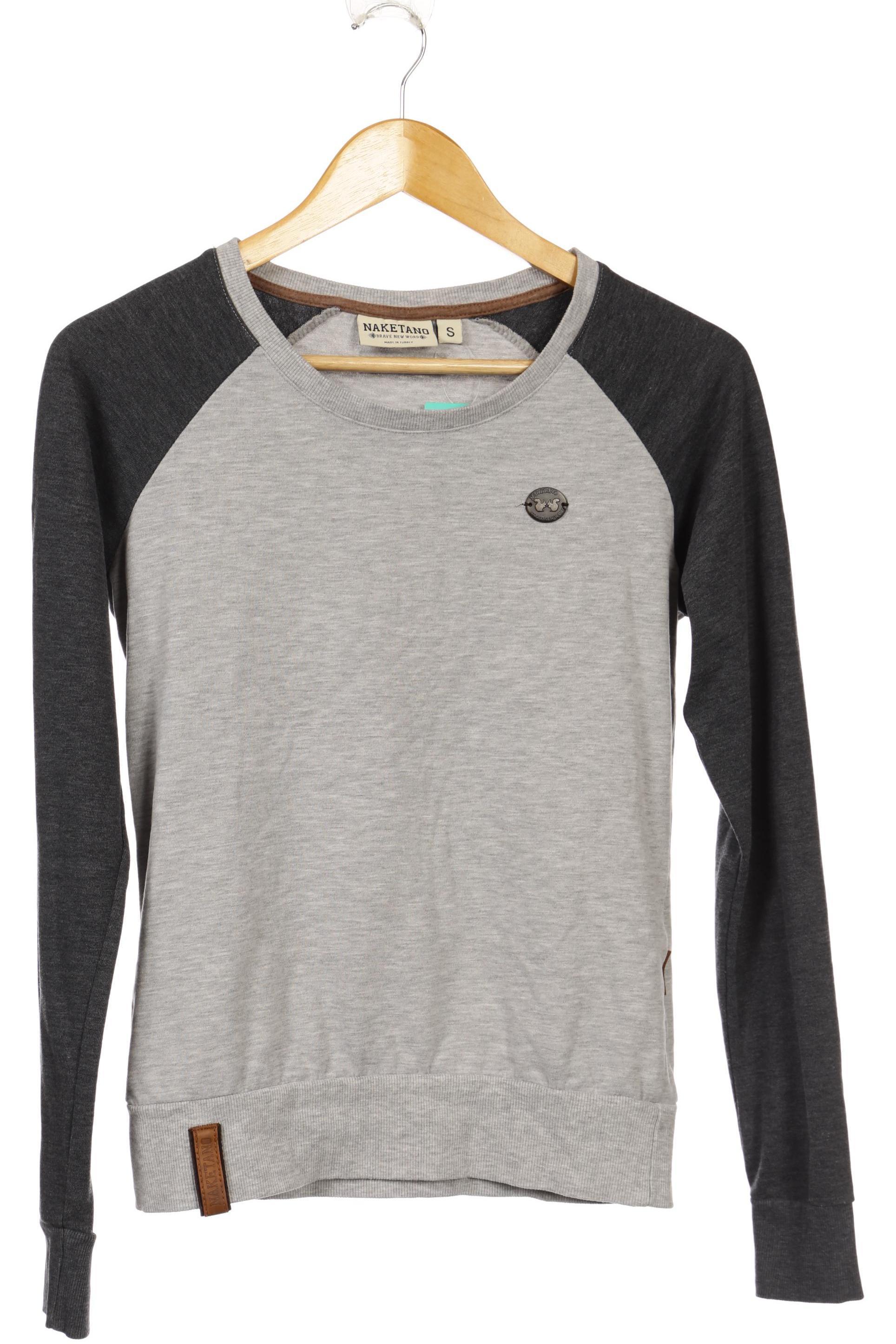 

Naketano Damen Langarmshirt, grau, Gr.