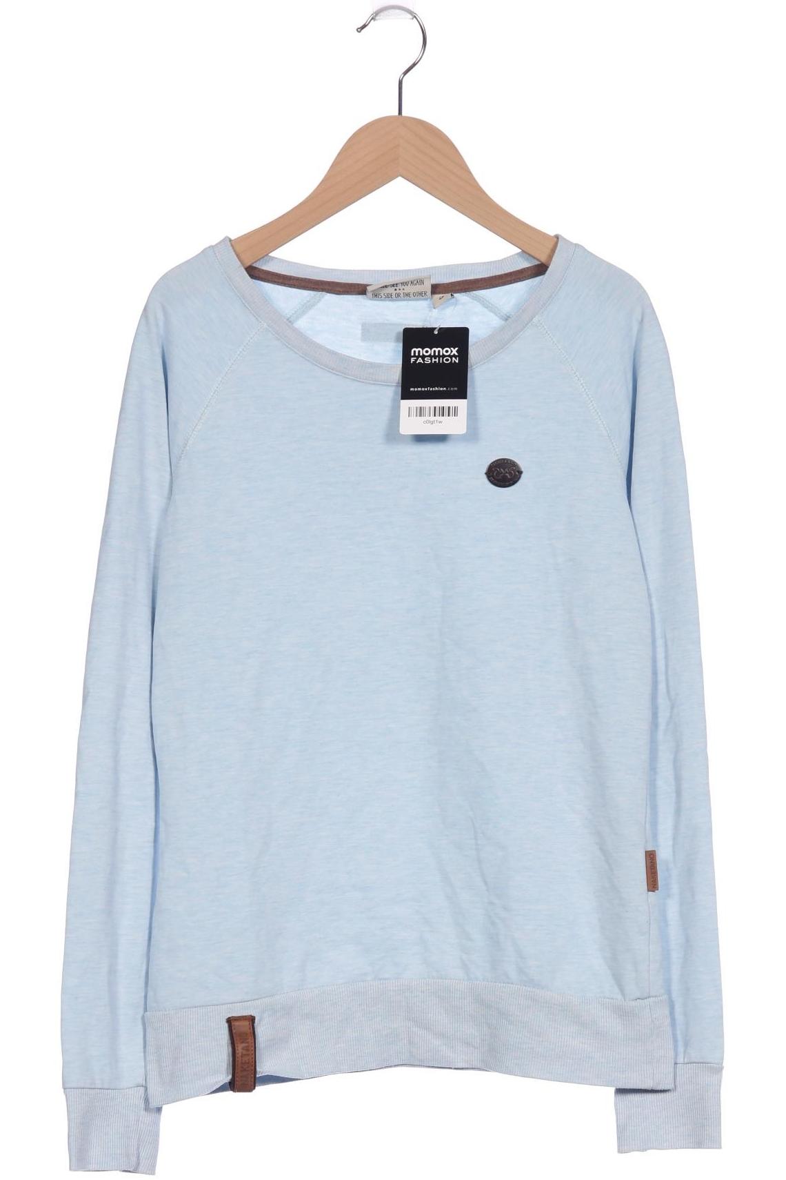 

Naketano Damen Langarmshirt, hellblau, Gr. 36