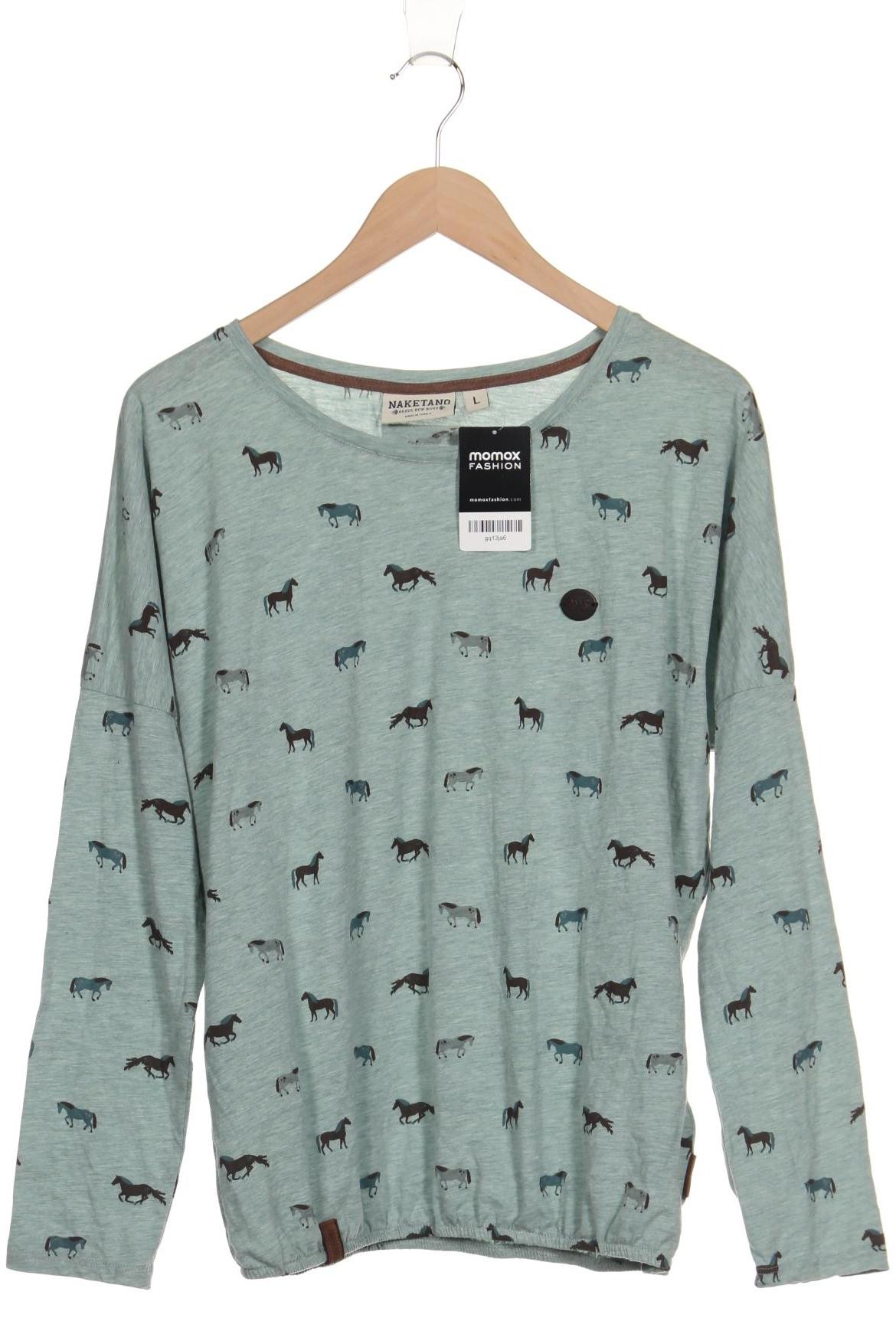 

Naketano Damen Langarmshirt, grün, Gr. 42
