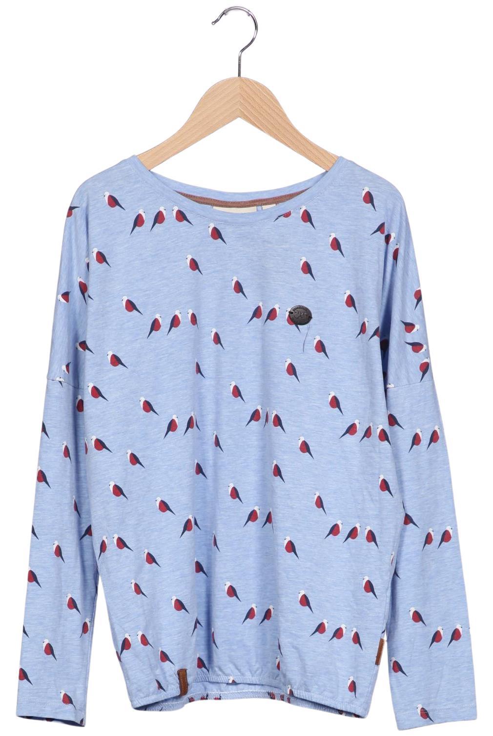

Naketano Damen Langarmshirt, hellblau, Gr. 36