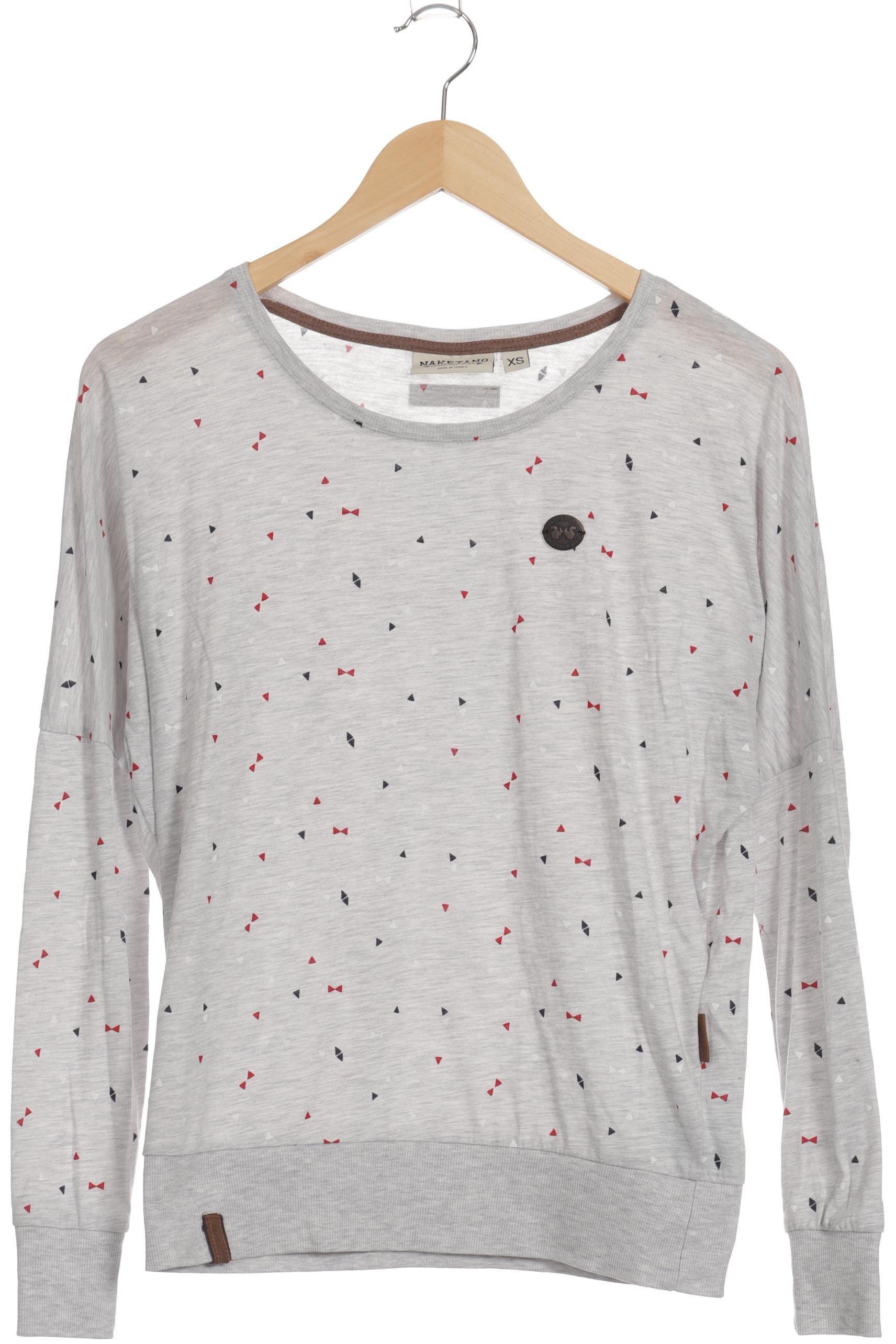 

Naketano Damen Langarmshirt, grau, Gr.