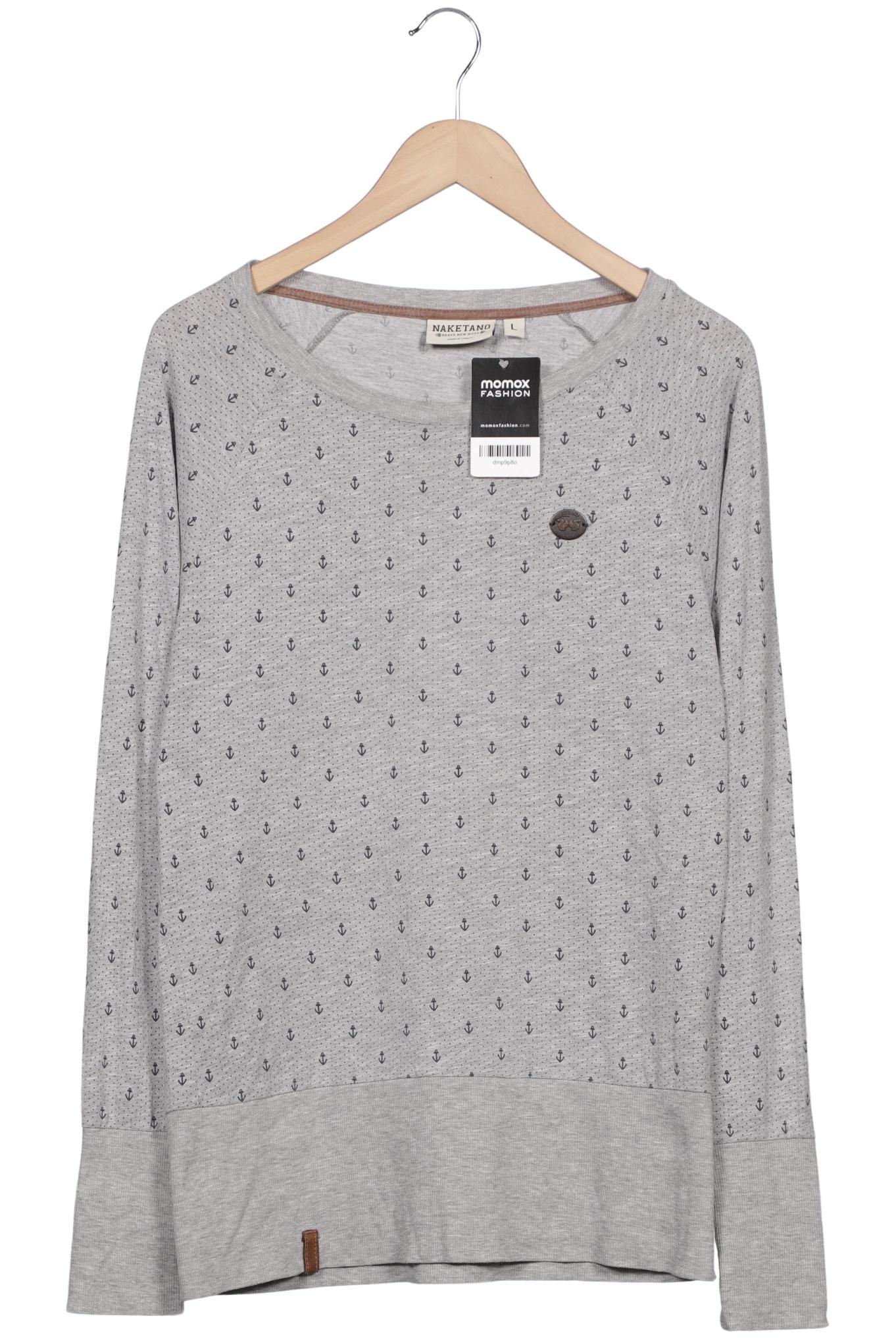 

Naketano Damen Langarmshirt, grau, Gr. 42