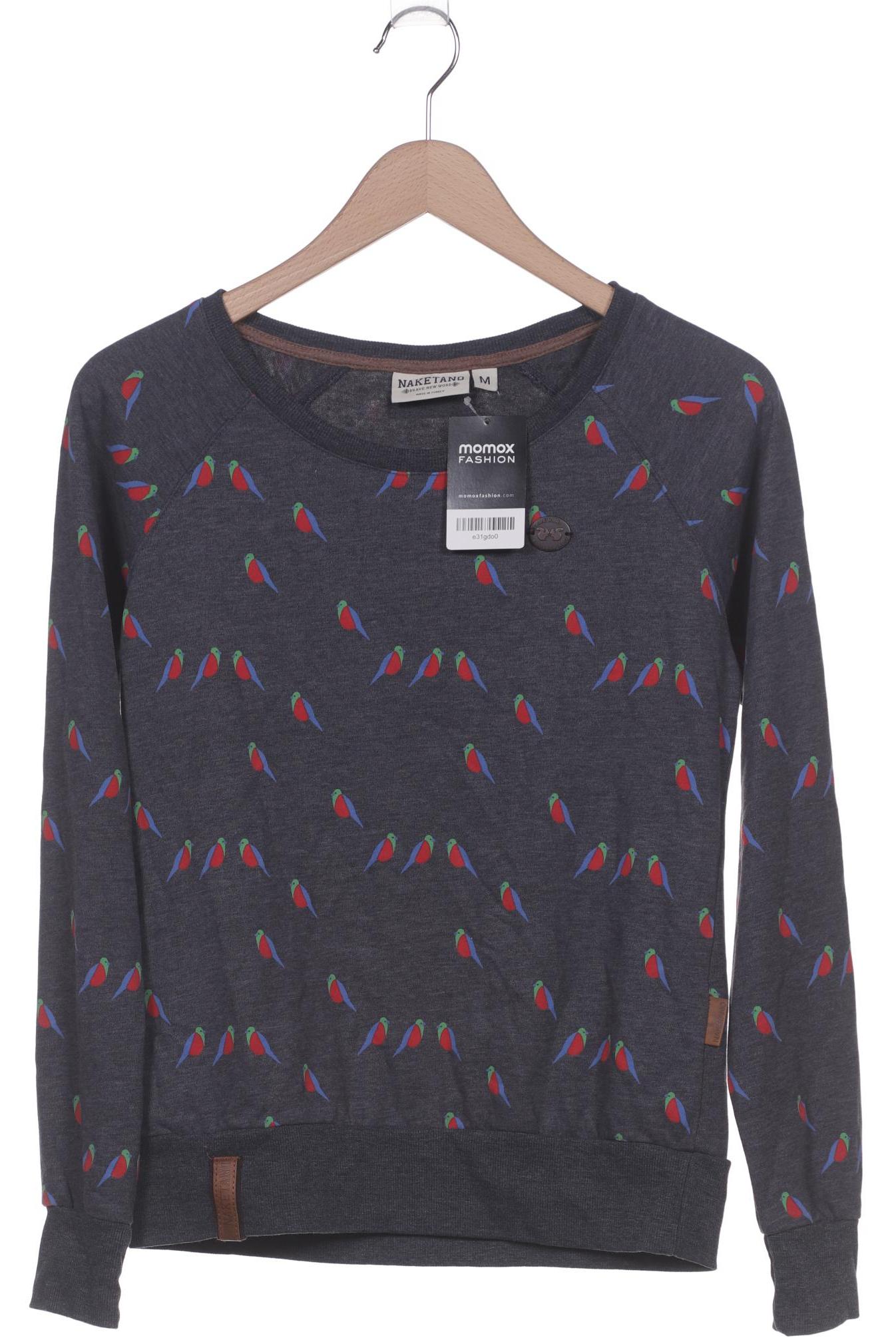 

Naketano Damen Langarmshirt, grau, Gr. 38