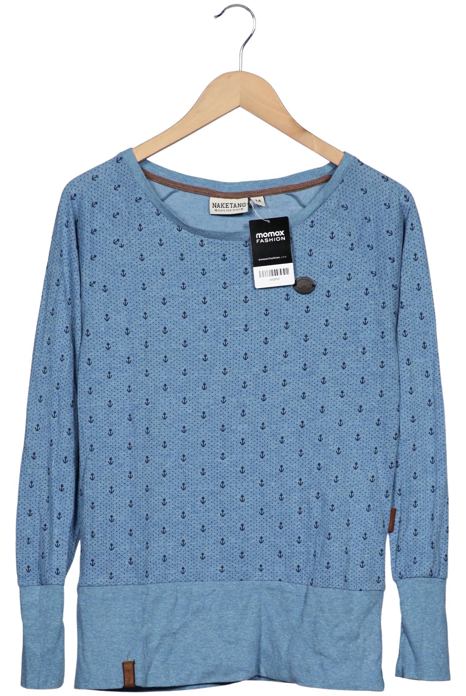 

Naketano Damen Langarmshirt, hellblau, Gr. 38
