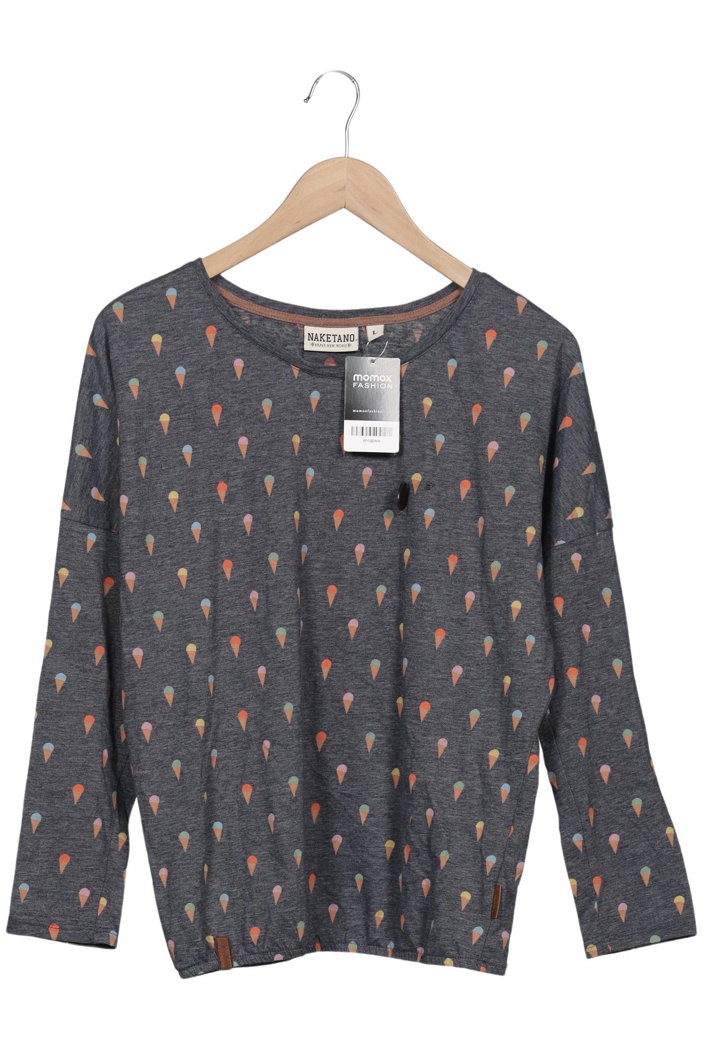 

Naketano Damen Langarmshirt, grau, Gr. 42