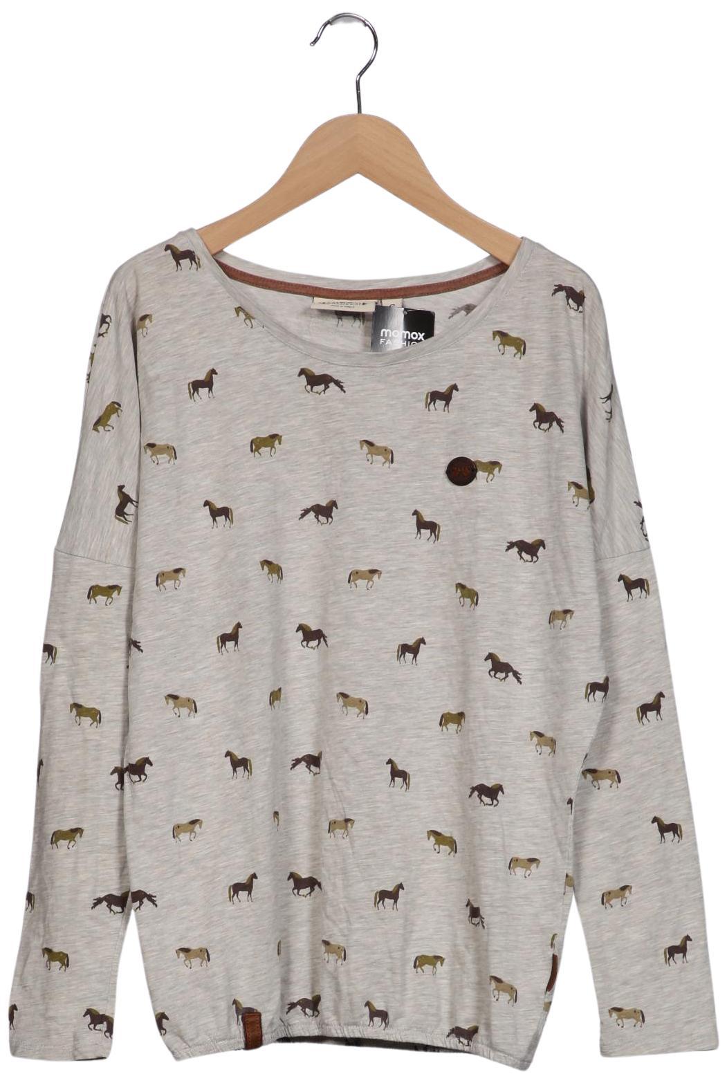 

Naketano Damen Langarmshirt, grau, Gr. 36