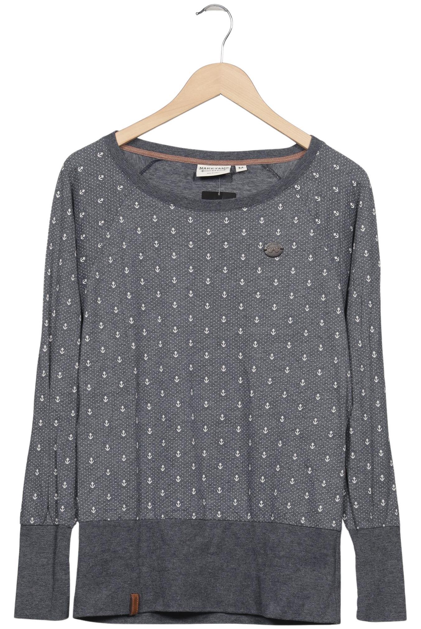 

Naketano Damen Langarmshirt, grau, Gr. 38