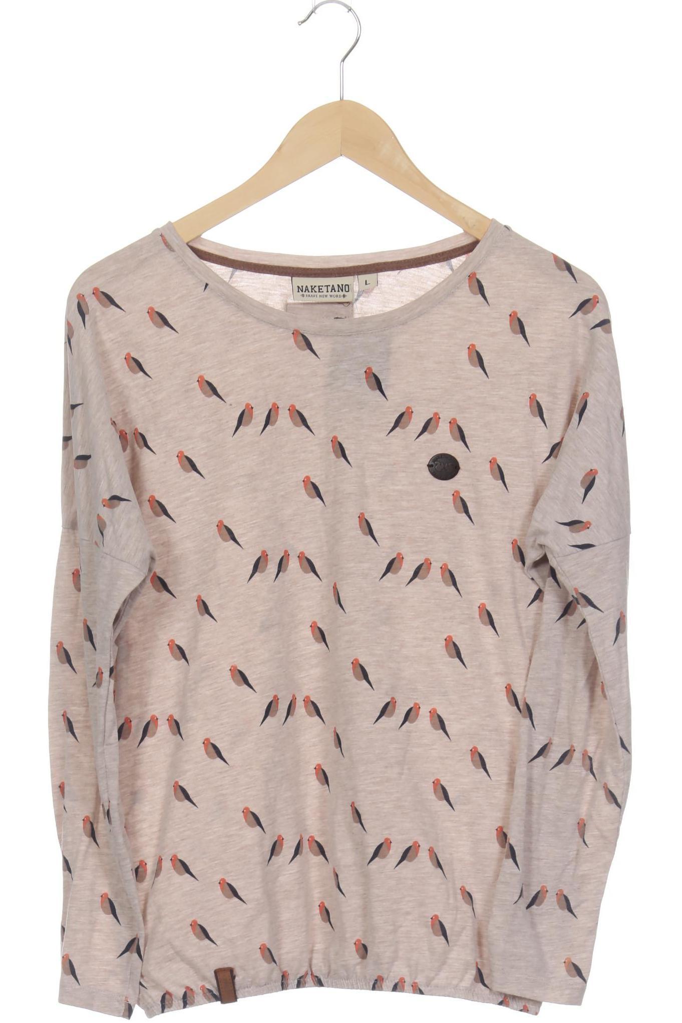 

Naketano Damen Langarmshirt, braun, Gr.